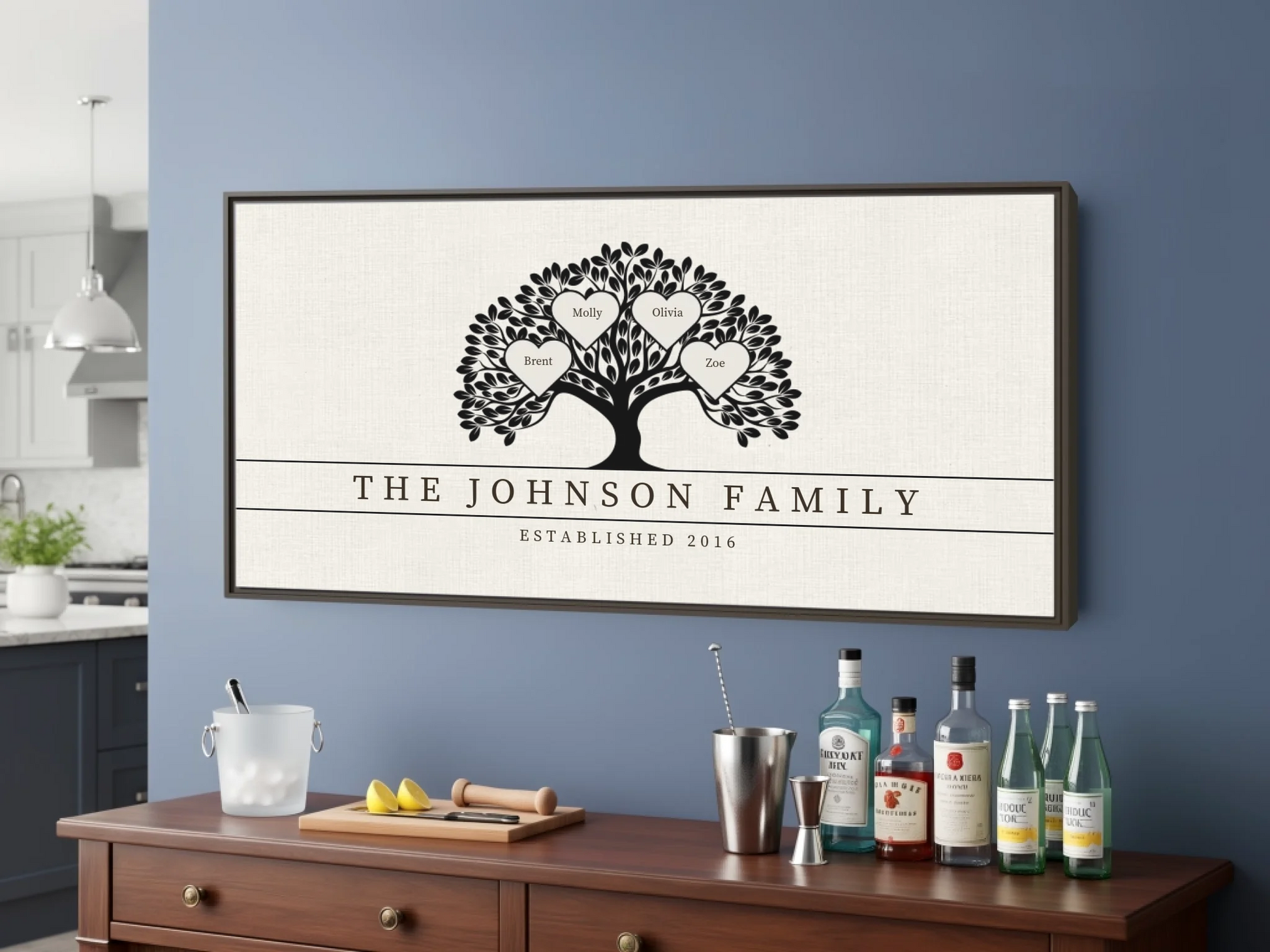 Bar Espresso Frame wide format 2.1 mockup