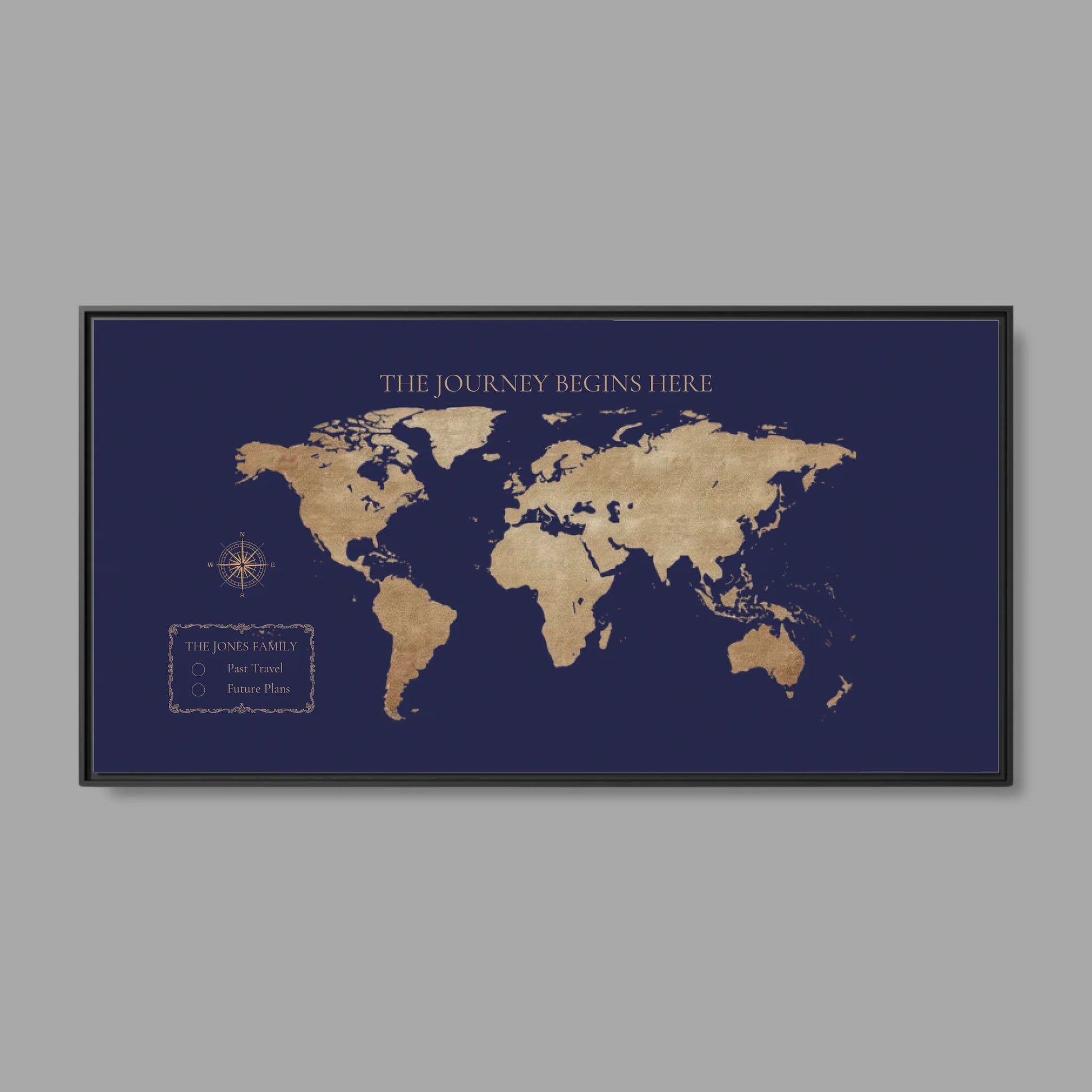 Black Frame Wide Format 2.1 Canvas for TIB