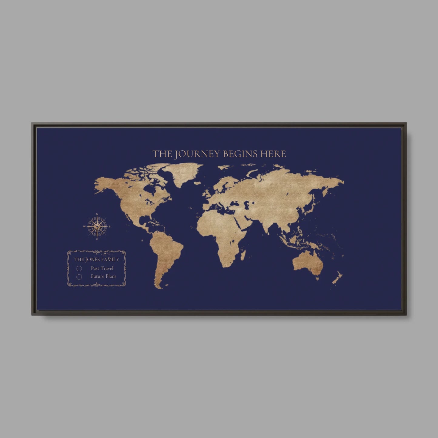 Espresso Frame Wide Format 2.1 Canvas for TIB