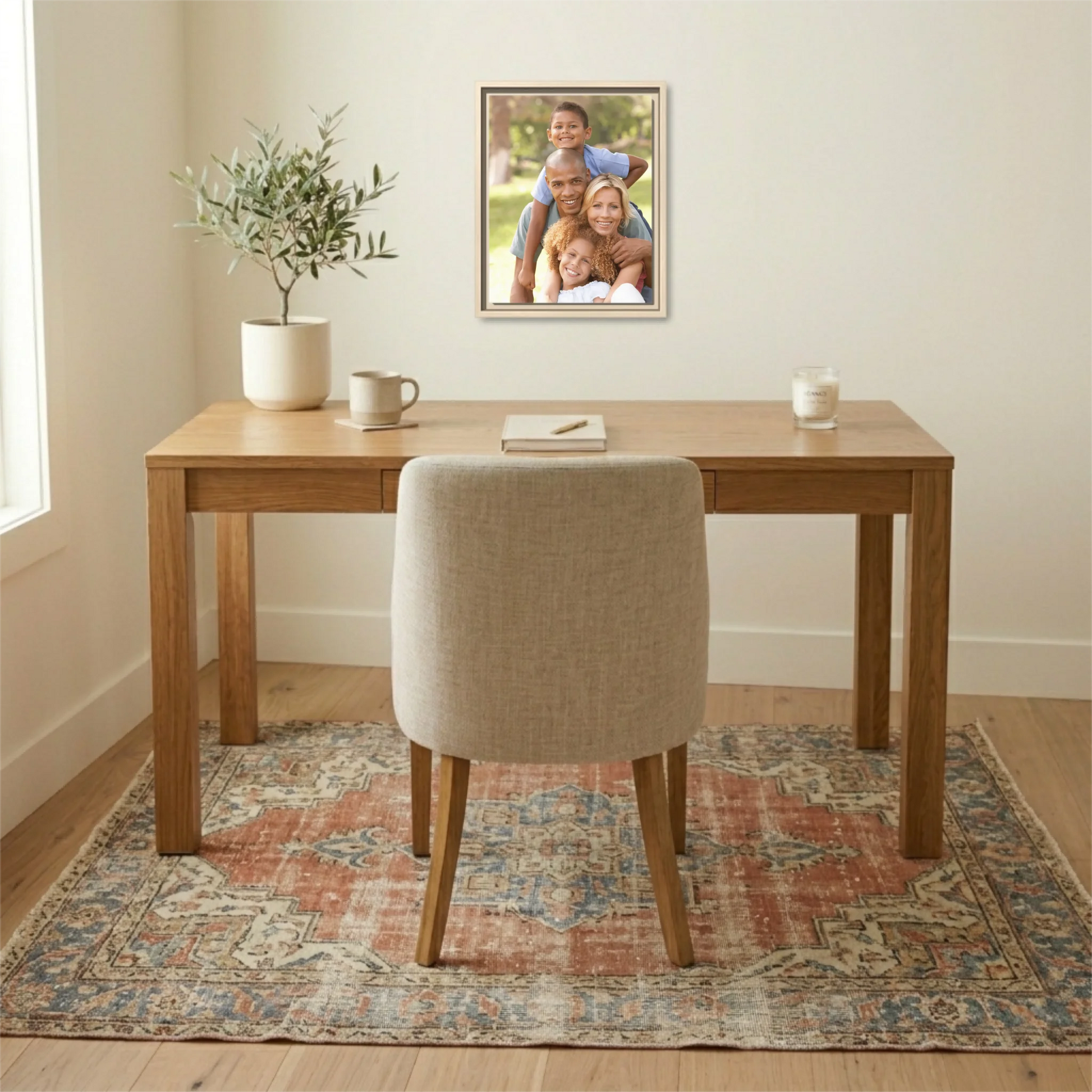 Natural 11.14 Rectangular Vertical Canvas