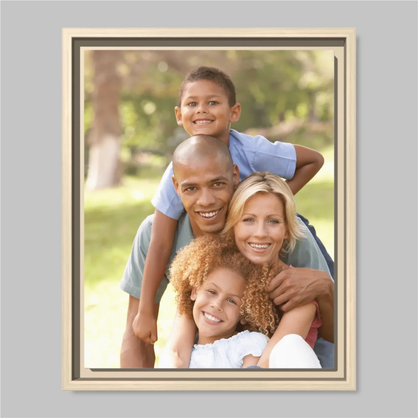 Natural Framed Closeup 11x14 (11.14) Vertical Canvas Mockup