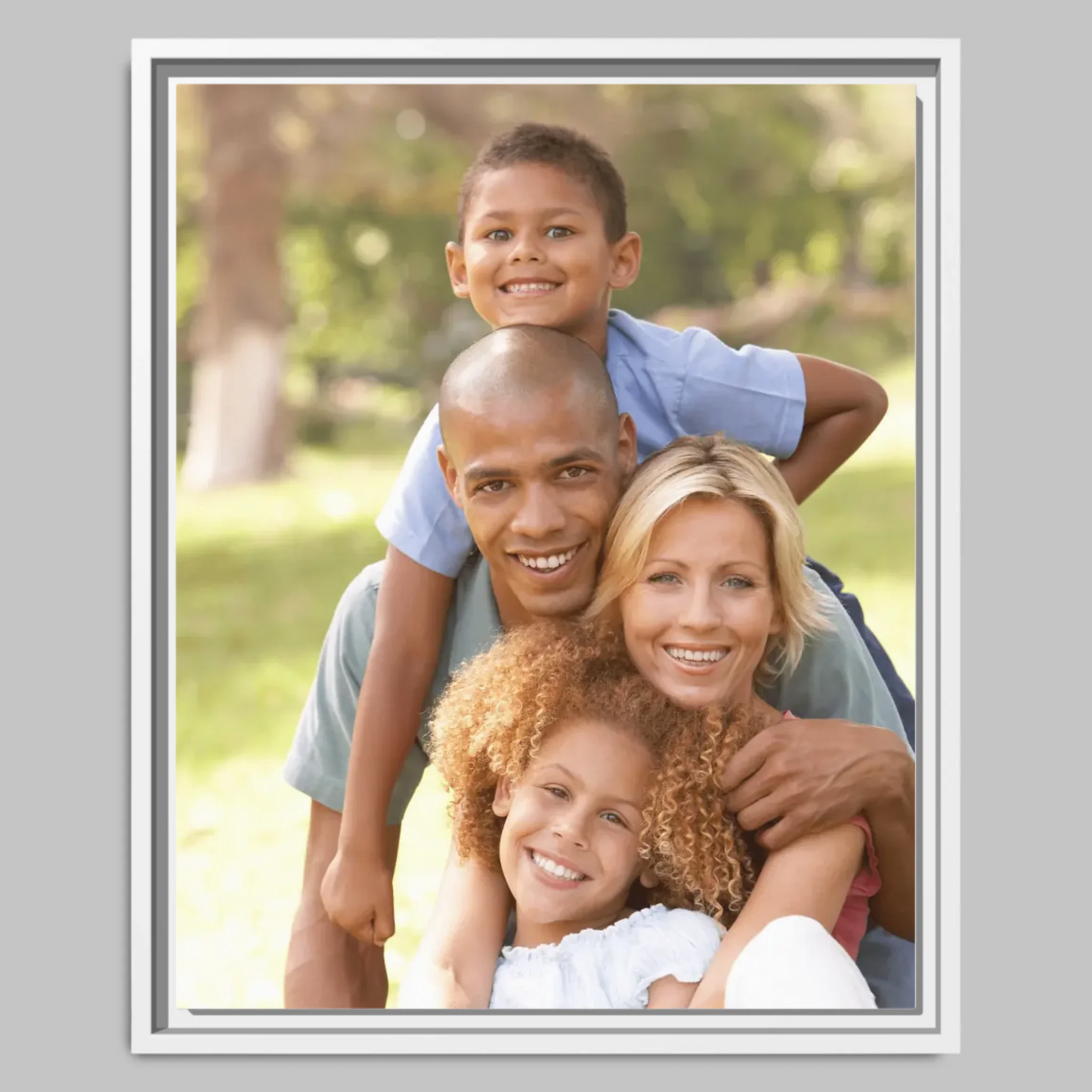 White Closeup 16x20 Vertical Canvas (4.5) Mockup For TIB