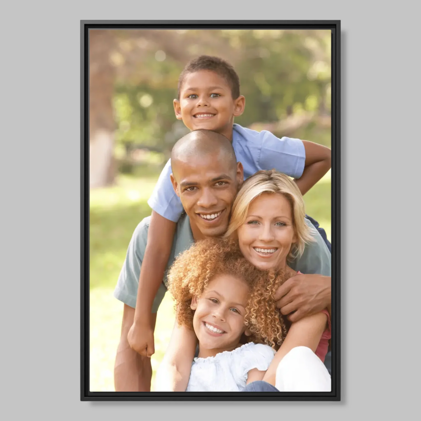 Black Closeup Framed 24x36 Vertical Canvas (2.3) Mockup For TIB