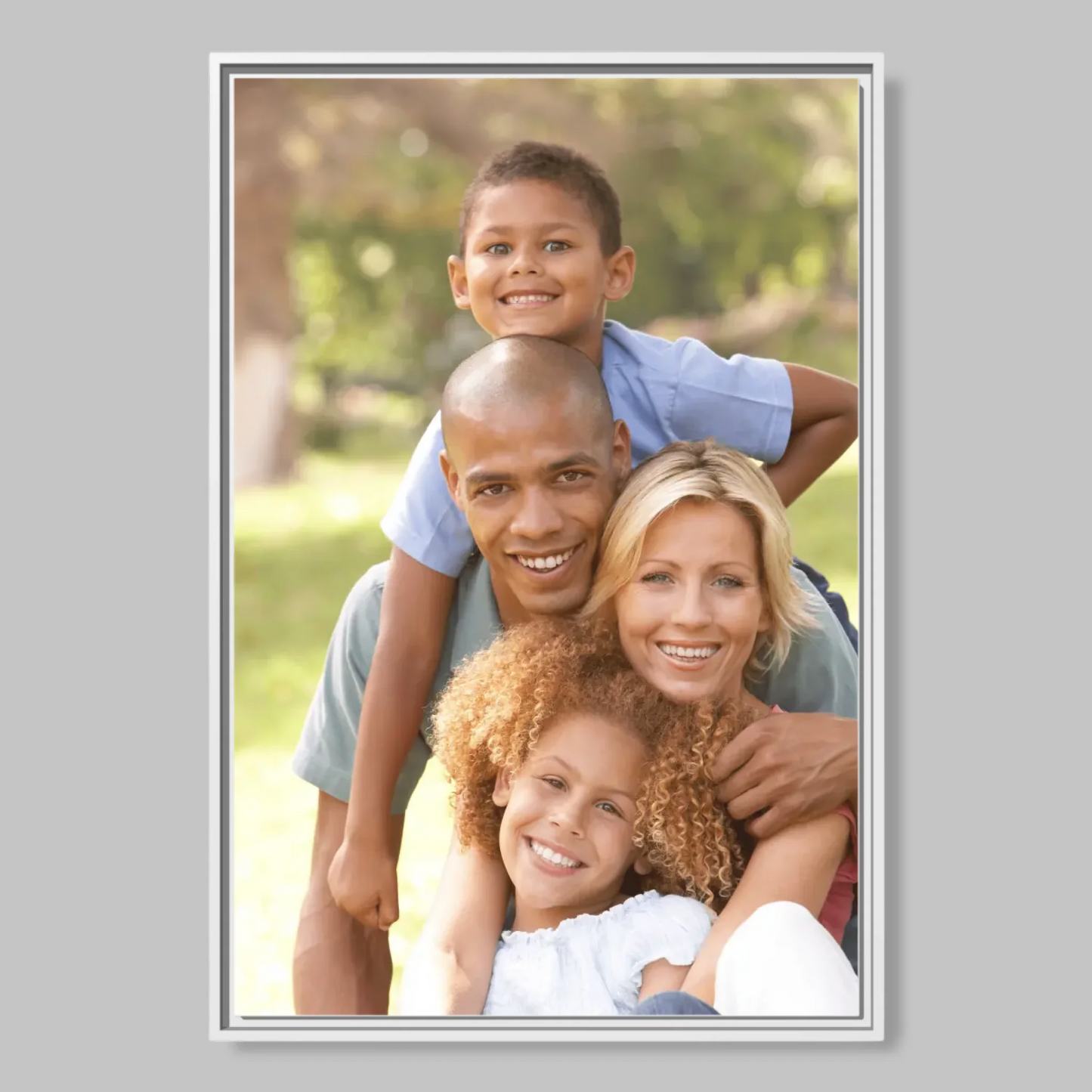 White Closeup Framed 24x36 Vertical Canvas (2.3) Mockup For TIB