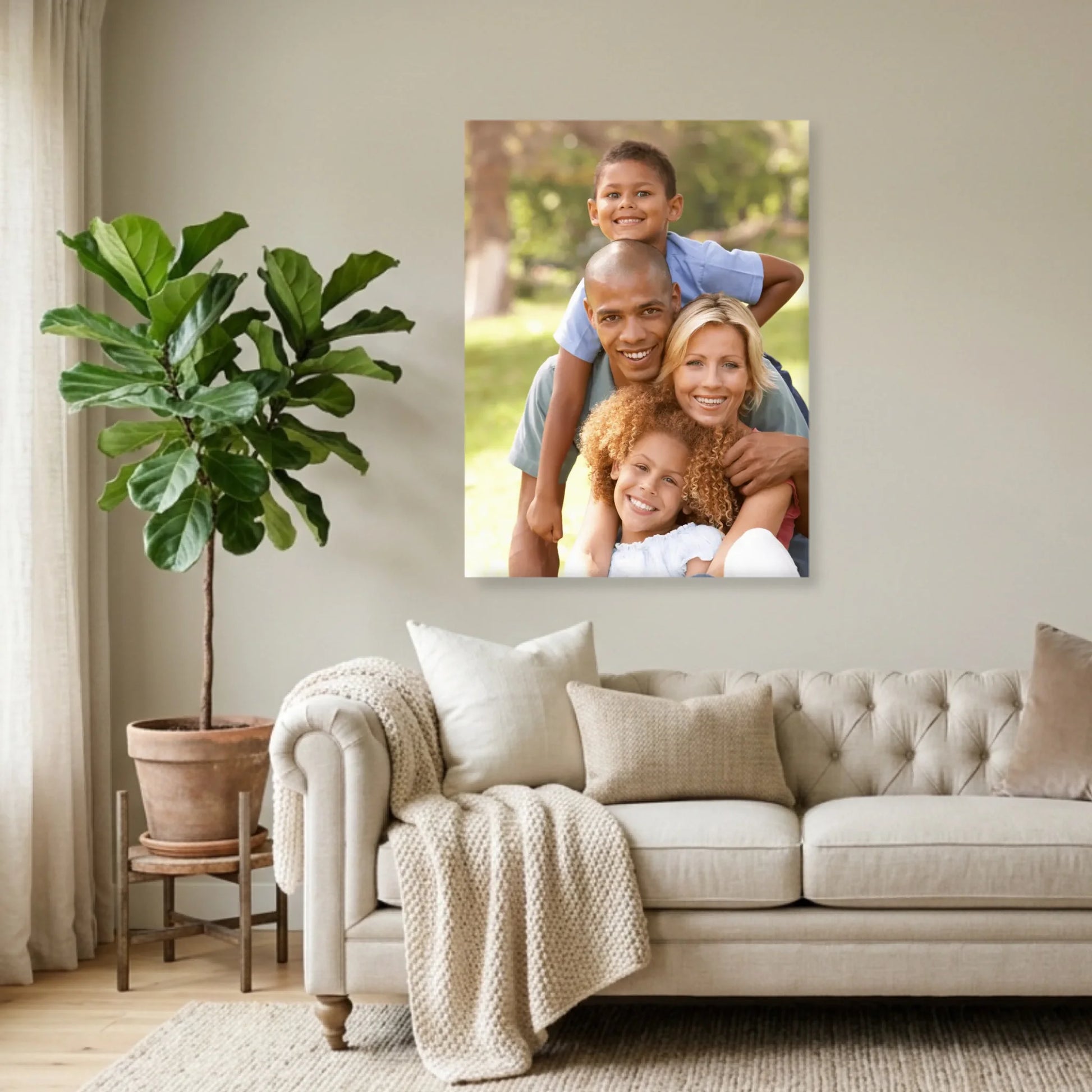 Unframed  30x40 (3.4) Vertical Rectangular Canvas