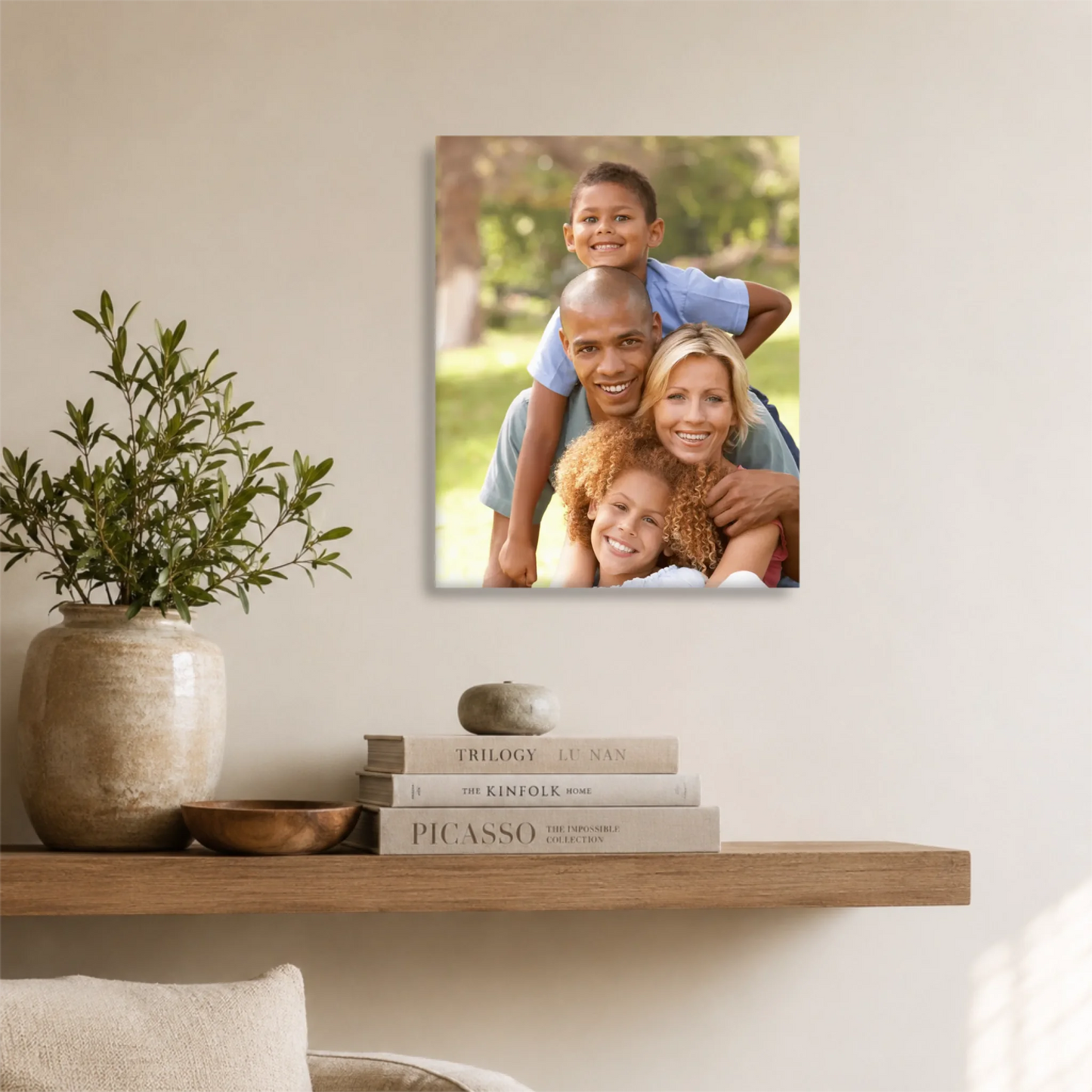 Unframed 16x20 Vertical Canvas (4.5) Mockup For TIB