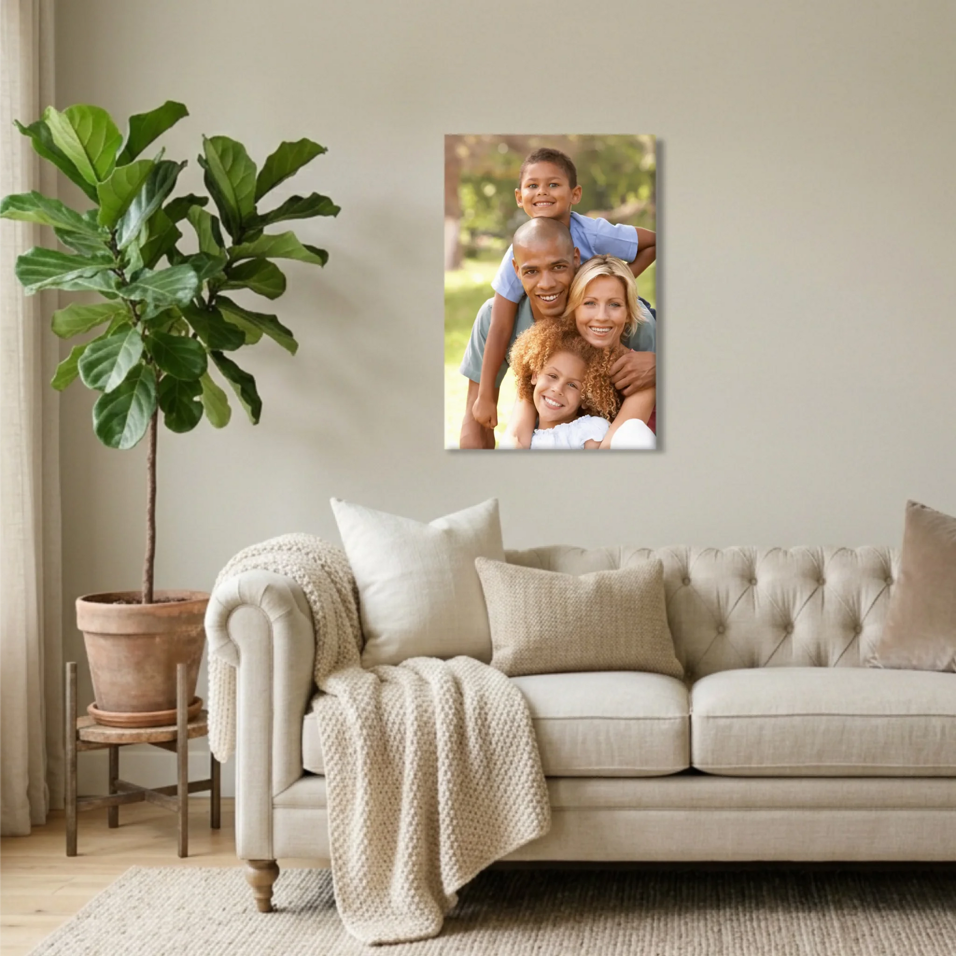 Unframed 24x36 Vertical Canvas (2.3) Mockup For TIB