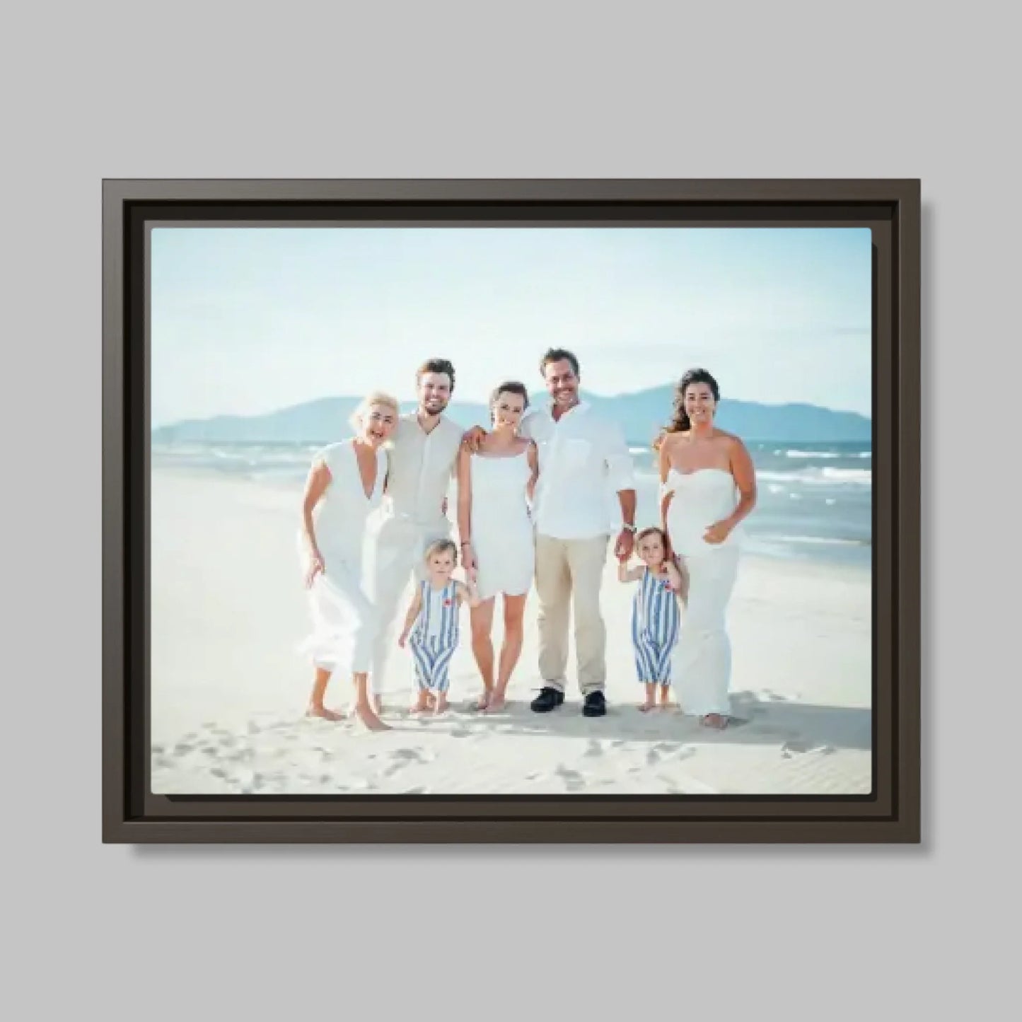 Espresso Framed Closeup 14.11 (14.11) Horizontal Canvas Mockup