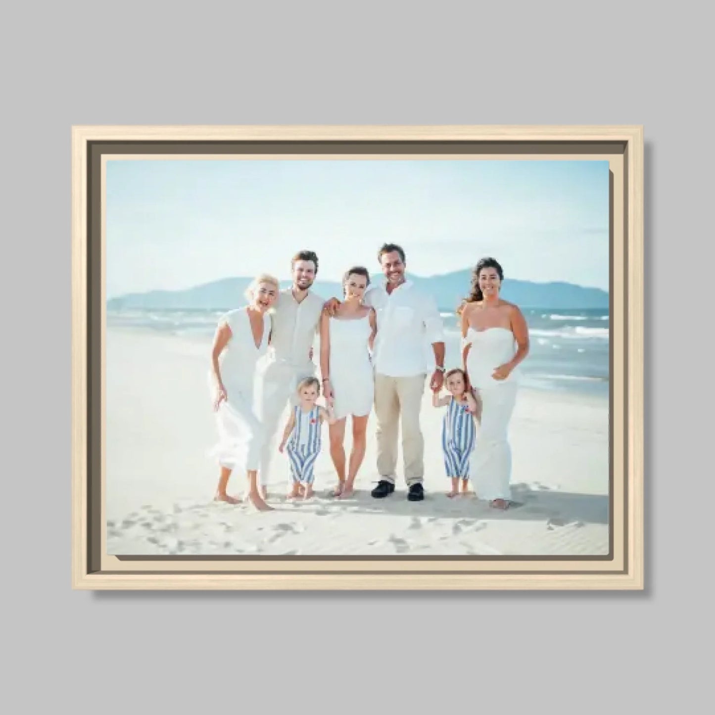 Natural Framed Closeup 14.11 (14.11) Horizontal Canvas Mockup