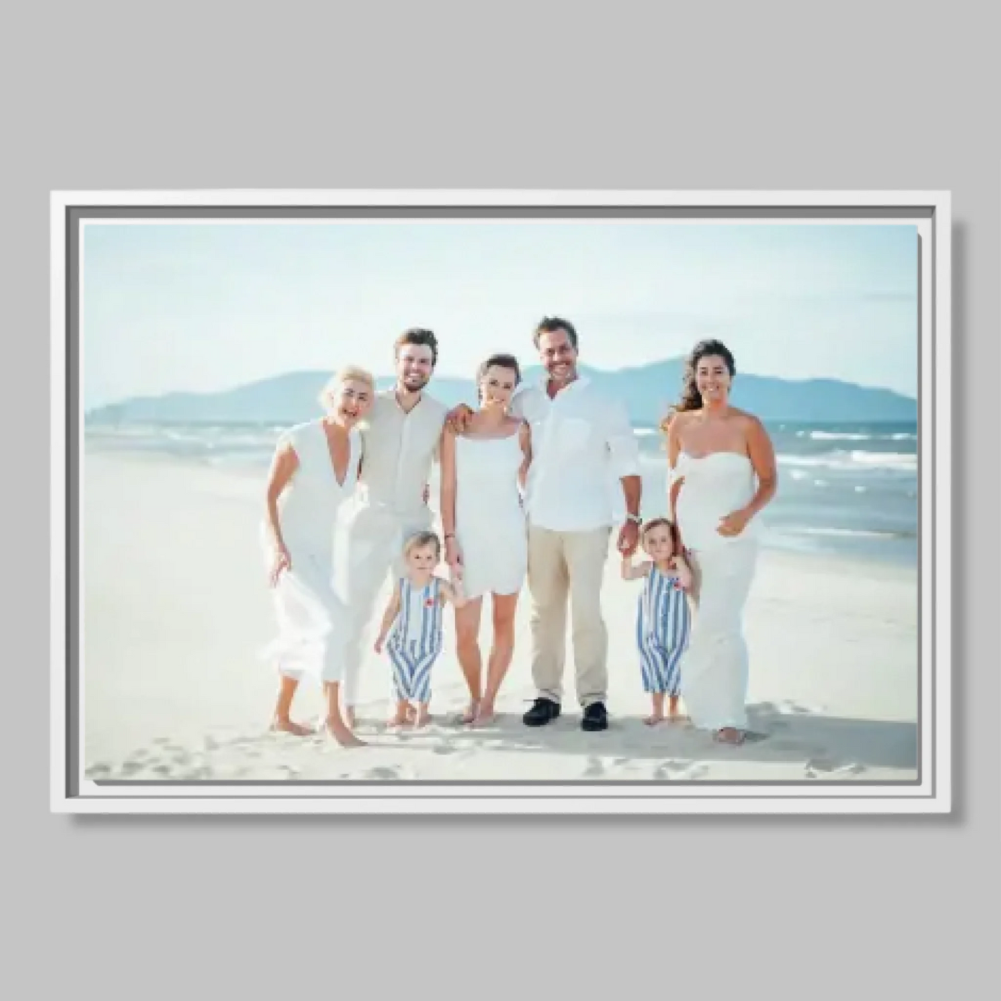 White Closeup Framed 24x36 Vertical Canvas (2.3) Mockup For TIB