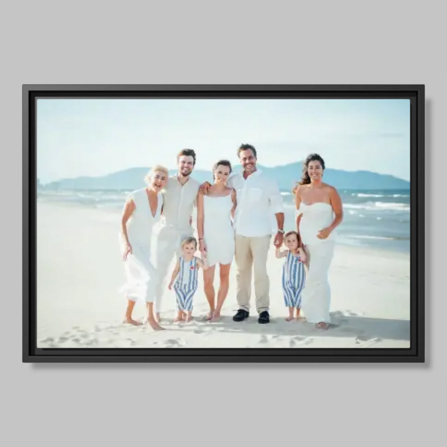 Black Closeup Framed 24x36 Vertical Canvas (2.3) Mockup For TIB