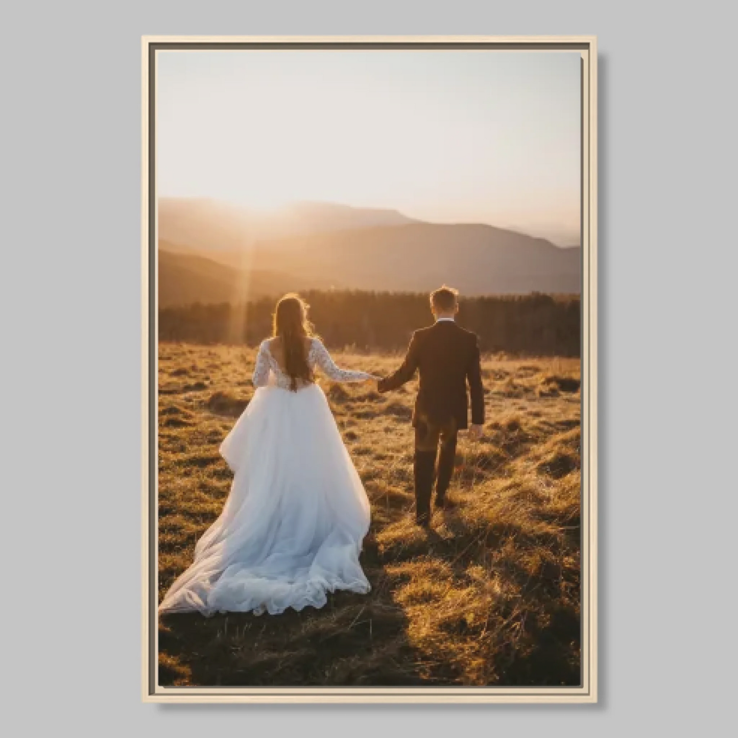 Natural Closeup Framed 24x36 Vertical Canvas (2.3) Mockup For TIB
