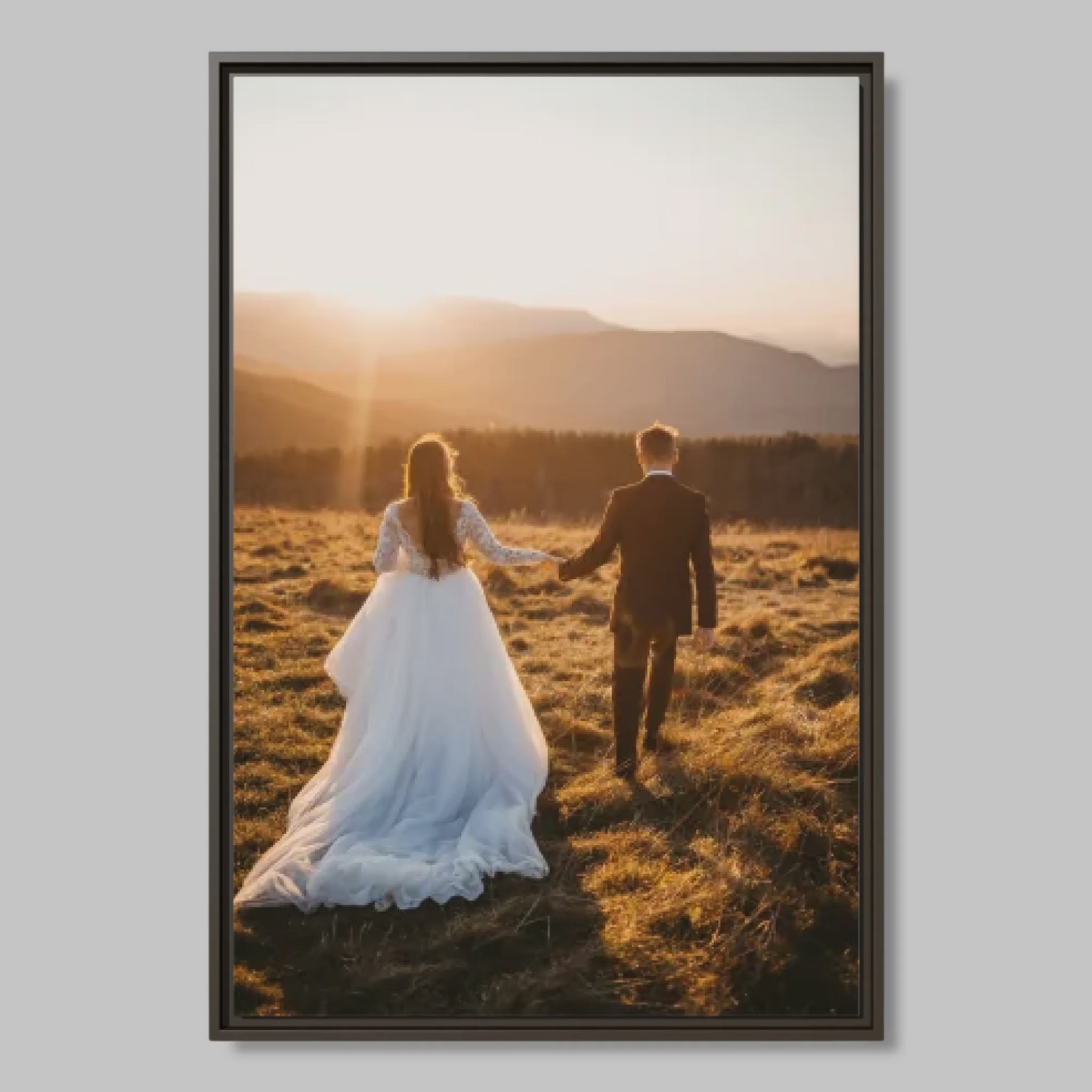 Espresso Closeup Framed 24x36 Vertical Canvas (2.3) Mockup For TIB