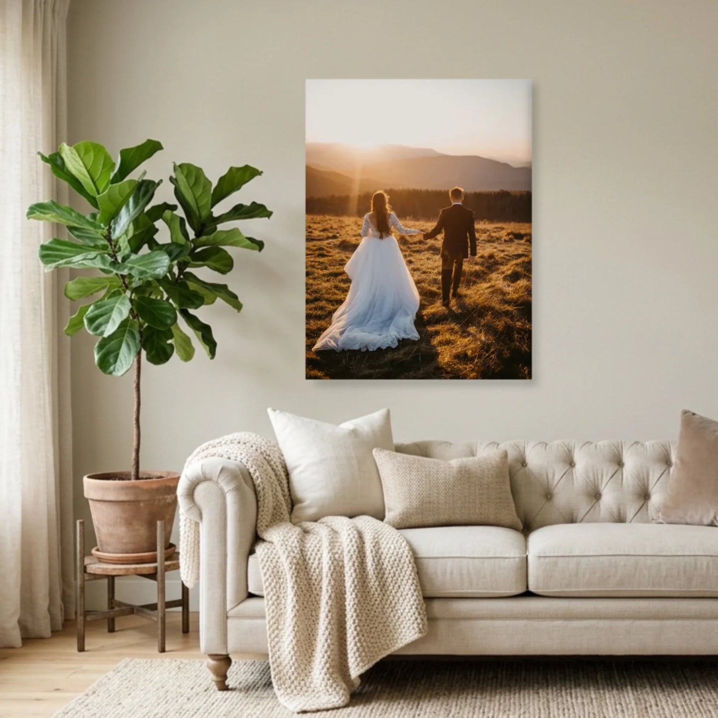 Unframed  30x40 (3.4) Vertical Rectangular Canvas