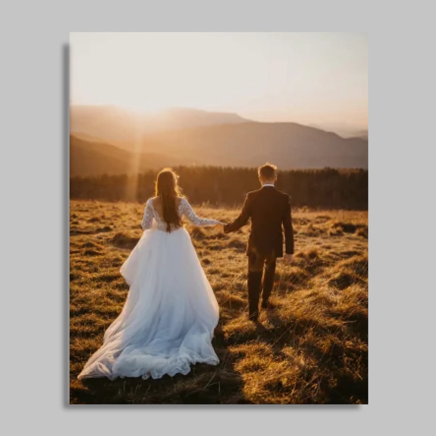 Unframed Closeup 16x20 Vertical Canvas (4.5) Mockup For TIB