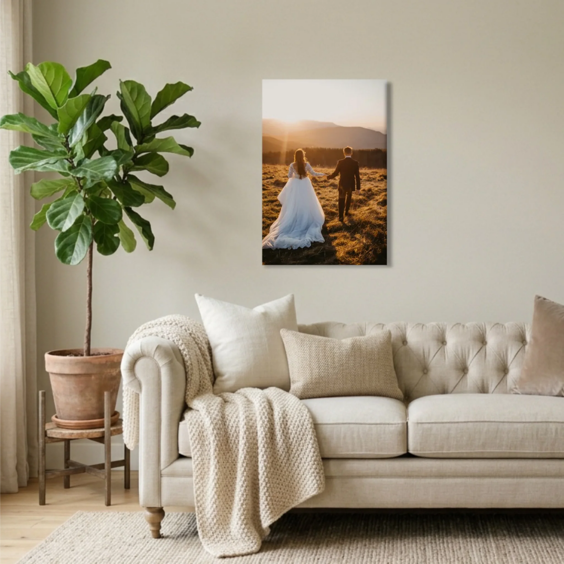 Unframed 24x36 Vertical Canvas (2.3) Mockup For TIB