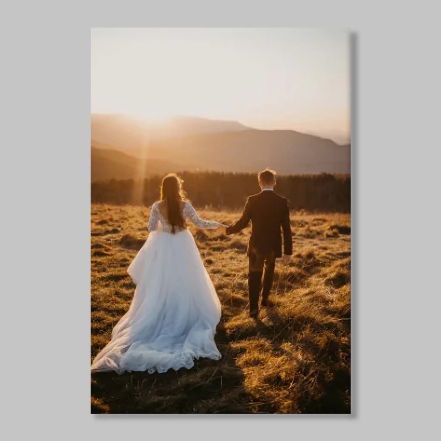 Unframed Closeup 24x36 Vertical Canvas (2.3) Mockup For TIB