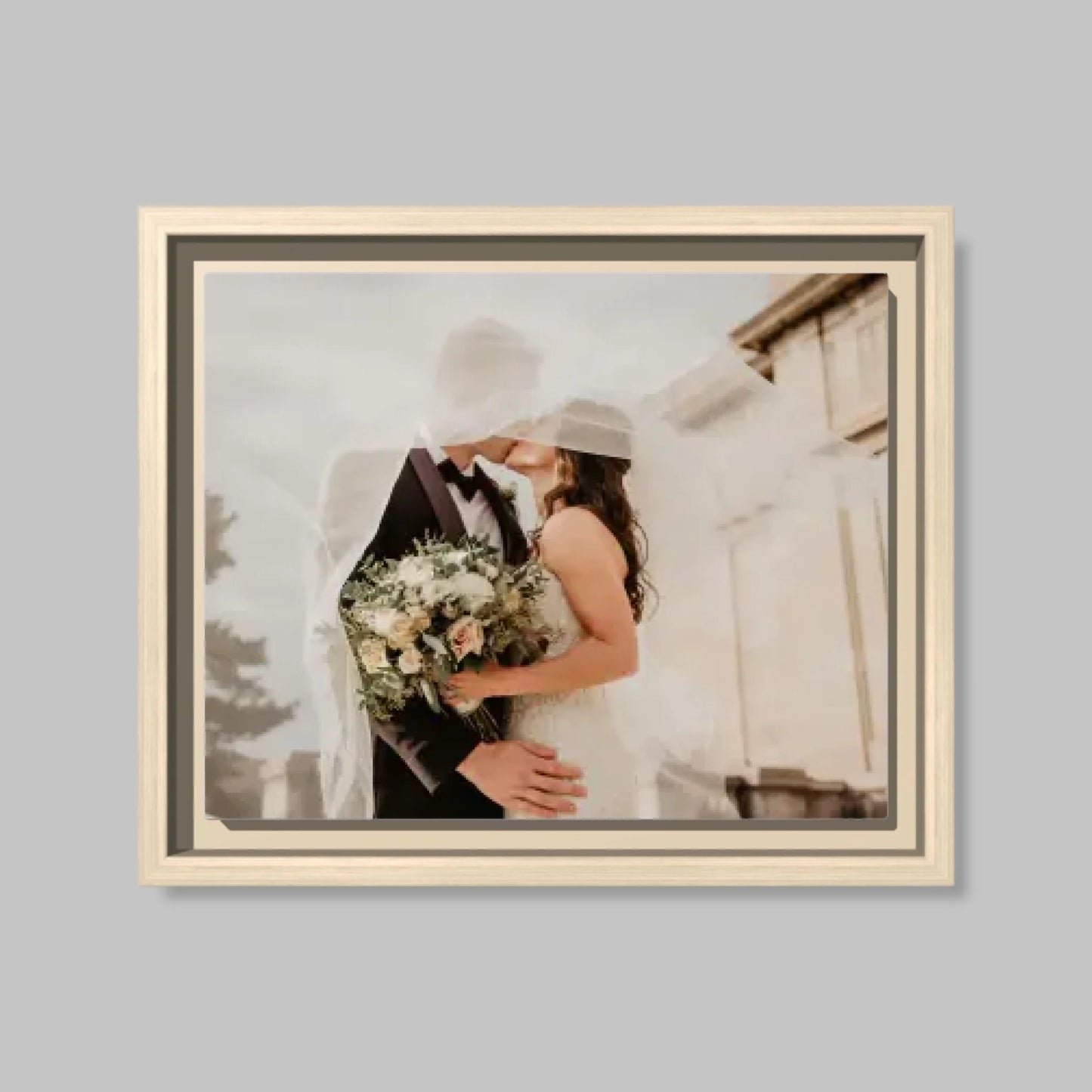 Natural Framed Closeup 16x20 Vertical Canvas (4.5) Mockup For TIB