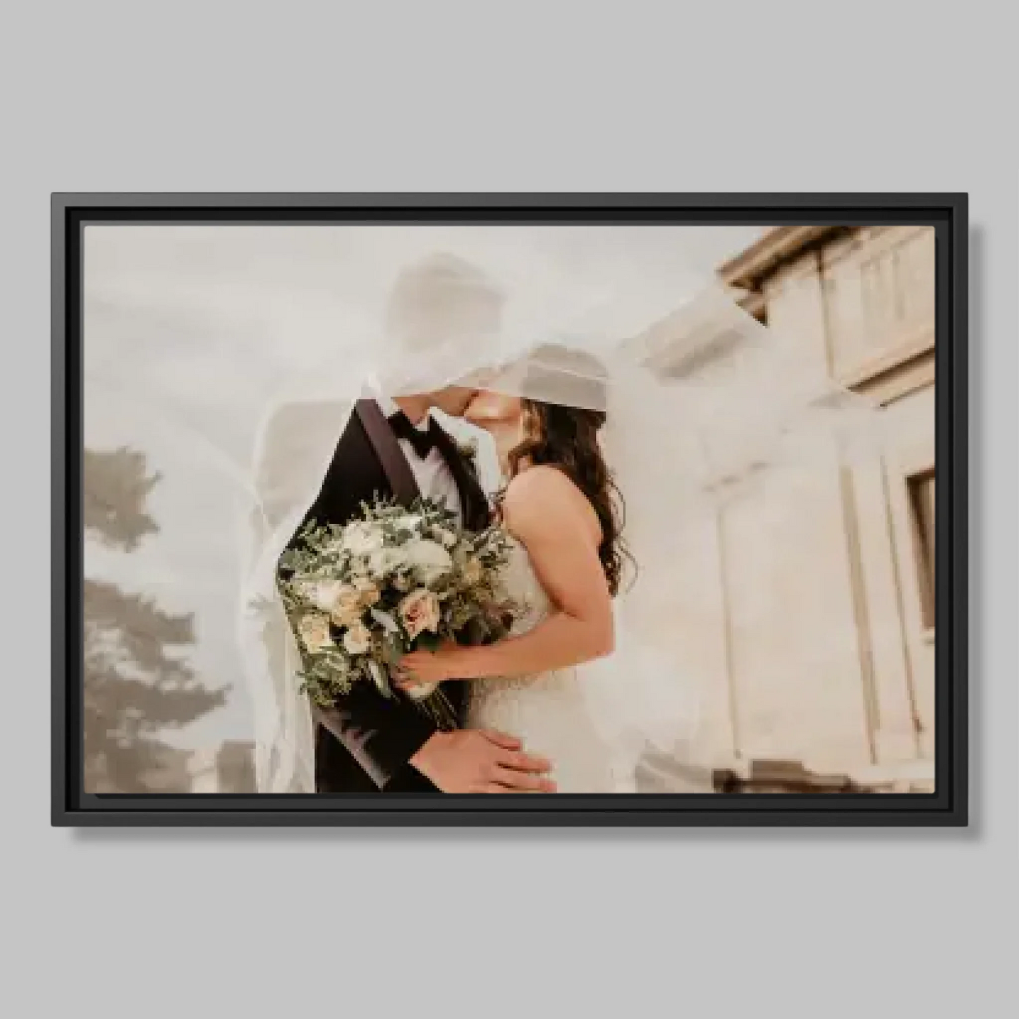 Black Closeup Framed 24x36 Vertical Canvas (2.3) Mockup For TIB