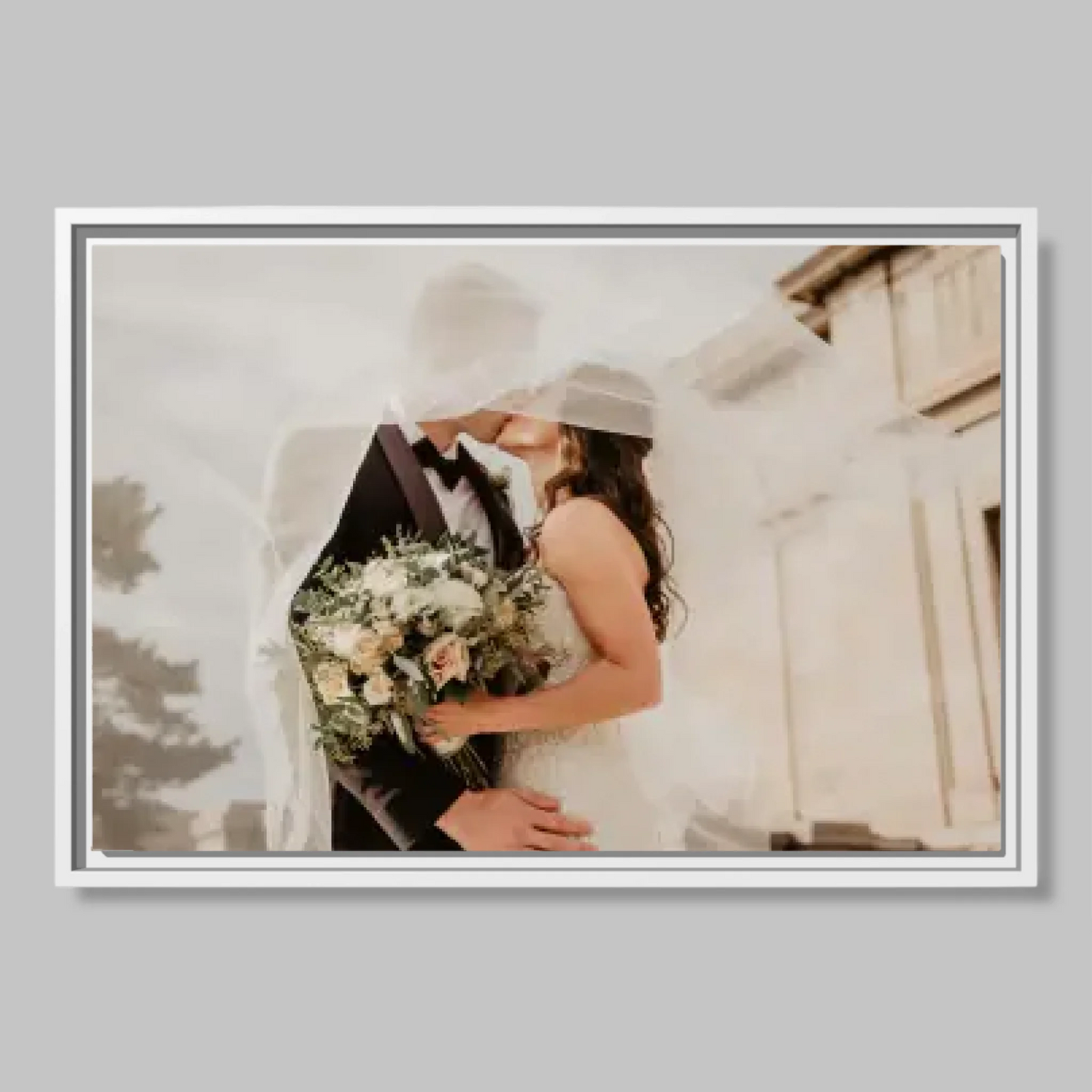 White Closeup Framed 24x36 Vertical Canvas (2.3) Mockup For TIB