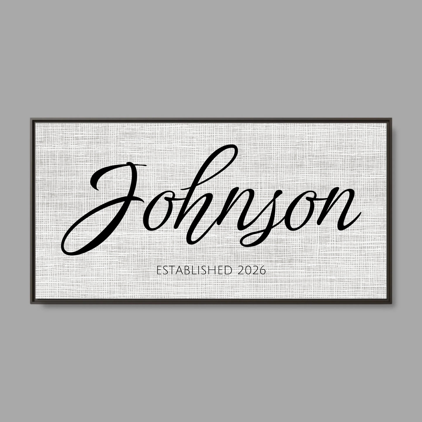 Espresso Frame Wide Format 2.1 Canvas for TIB