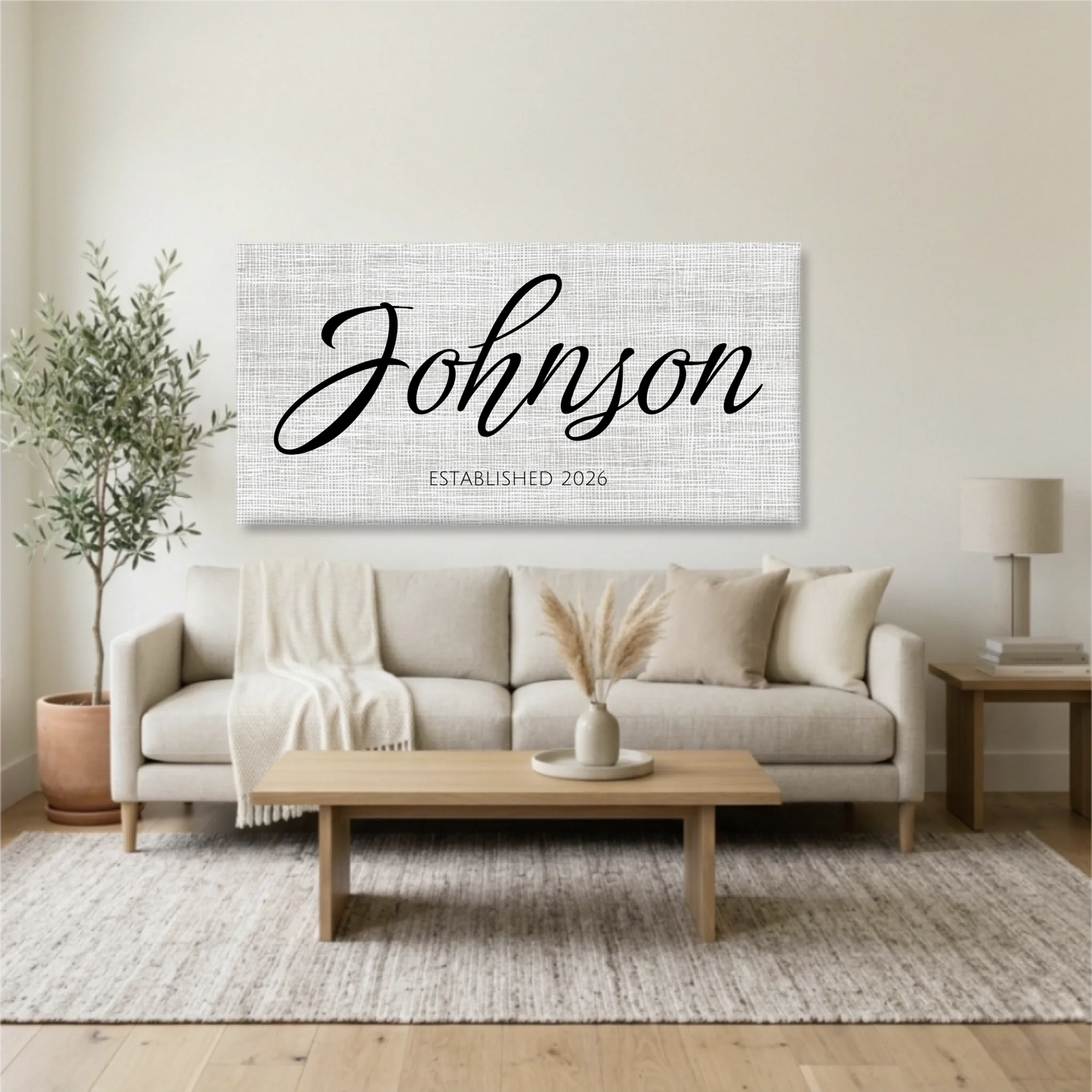 Living Room Unframed Wide Format 2.1 Mockup