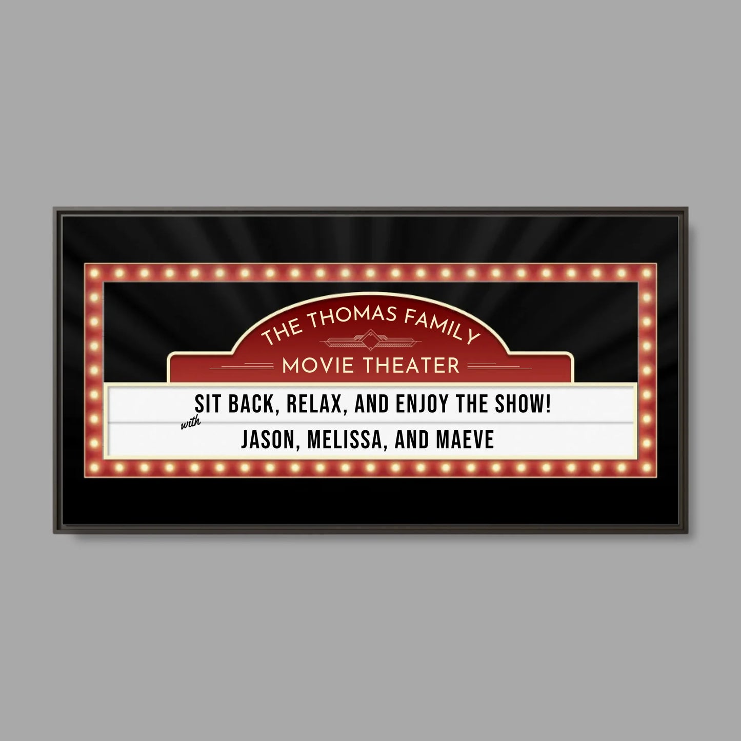 Espresso Frame Wide Format 2.1 Canvas for TIB