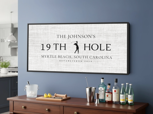Bar Black Frame wide format 2.1 mockup