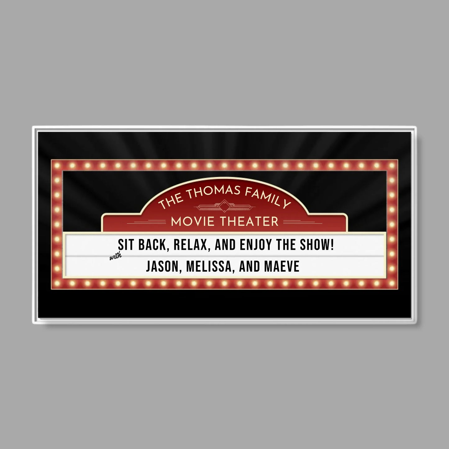 White Frame Wide Format 2.1 Canvas for TIB