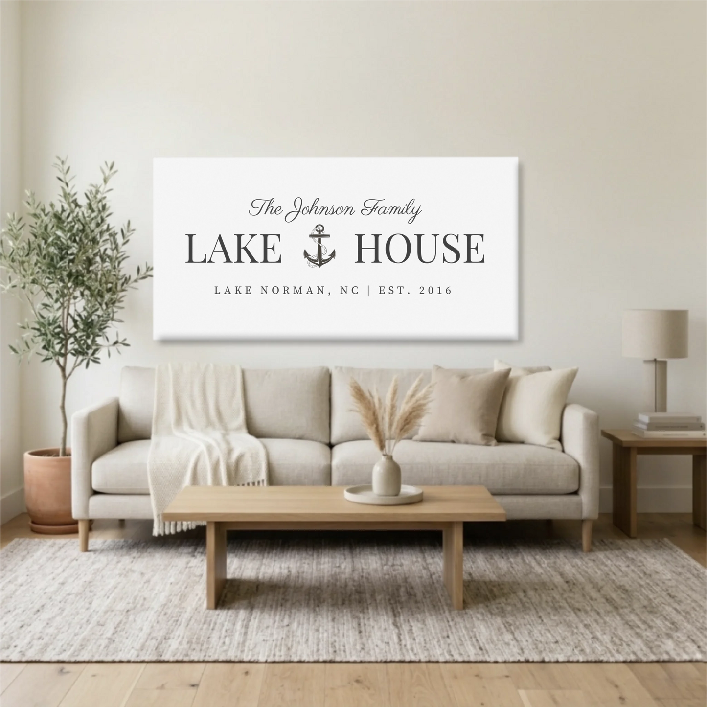 Living Room Unframed Wide Format 2.1 Mockup