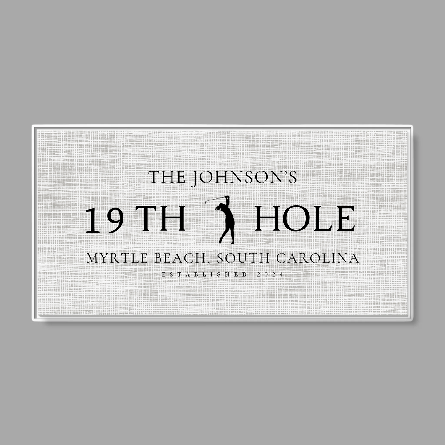 White Frame Wide Format 2.1 Canvas for TIB