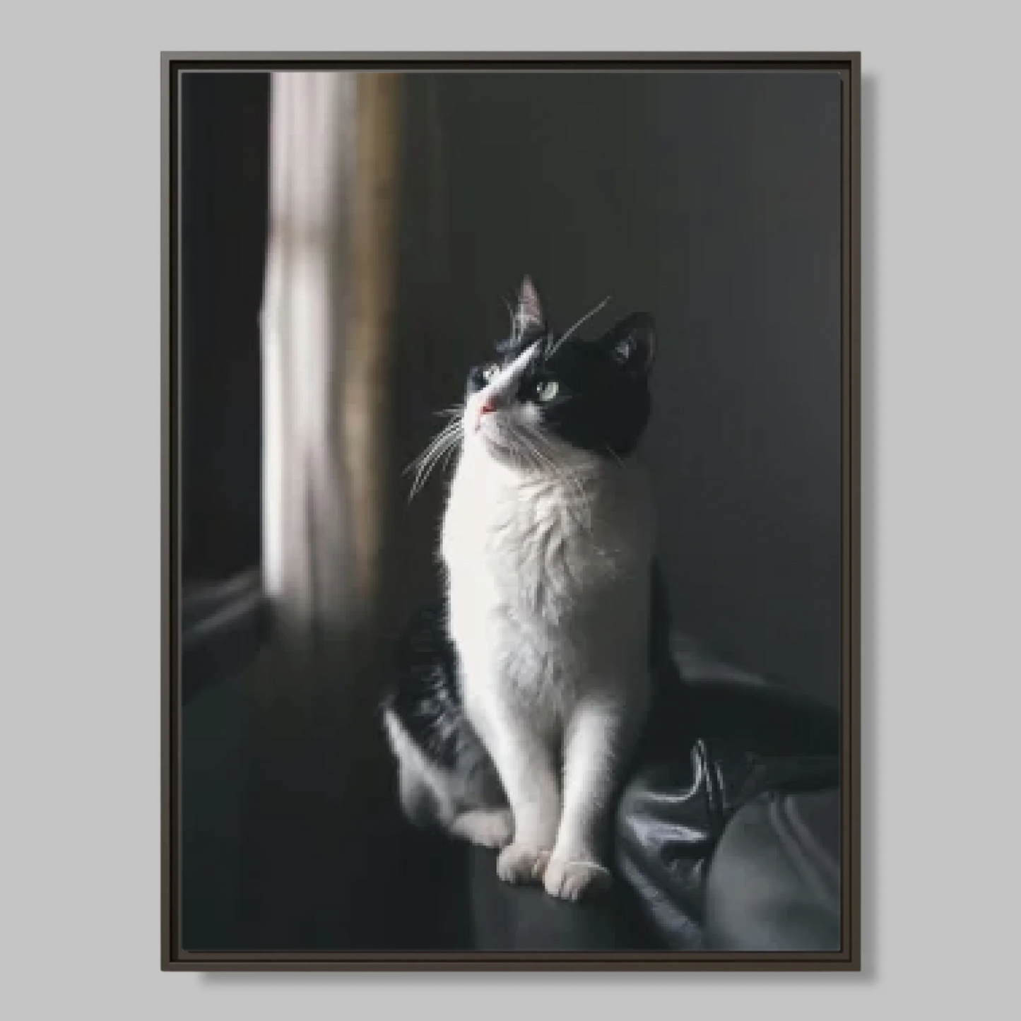 Espresso Framed Closeup 30x40 (3.4) Vertical Rectangular Canvas