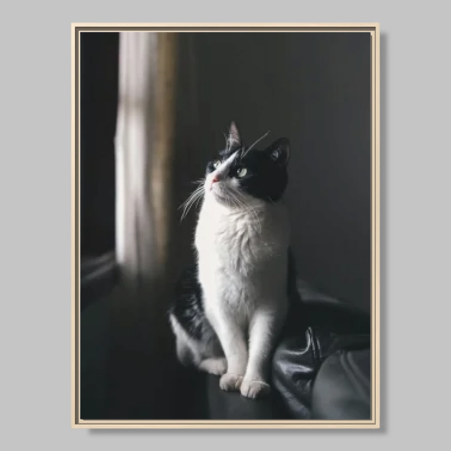 Natural Framed Closeup 30x40 (3.4) Vertical Rectangular Canvas
