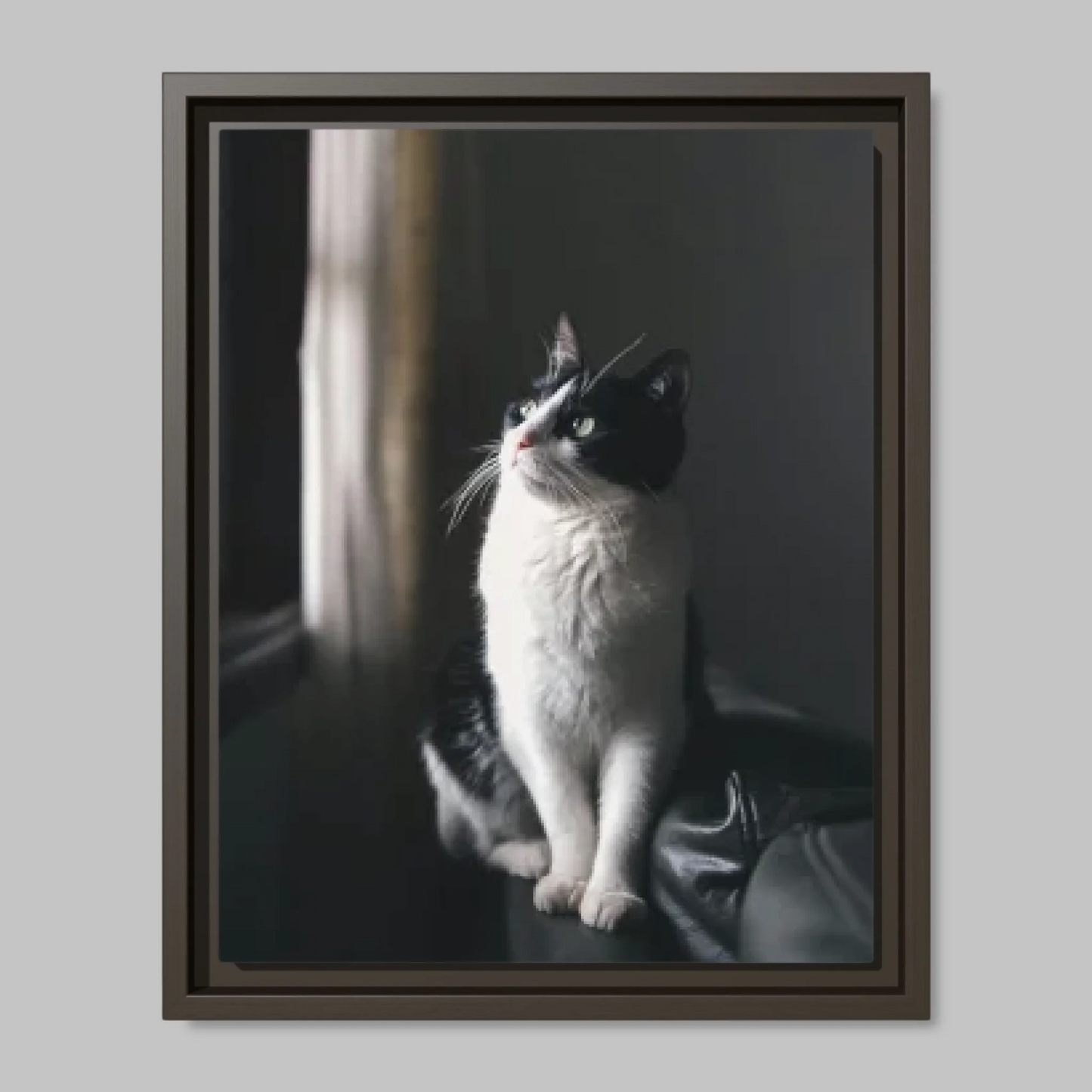 Espresso Framed Closeup 11x14 (11.14) Vertical Canvas Mockup