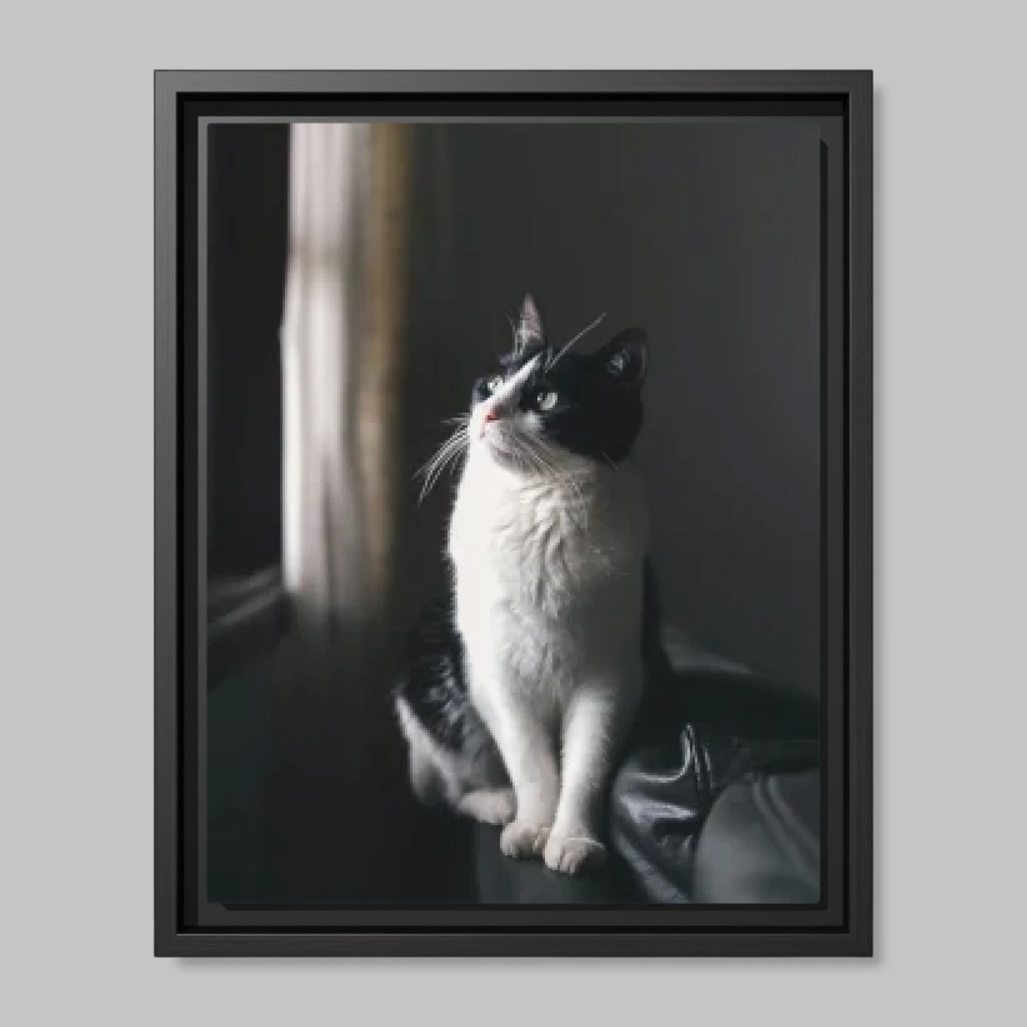 Black Framed Closeup 11x14 (11.14) Vertical Canvas Mockup
