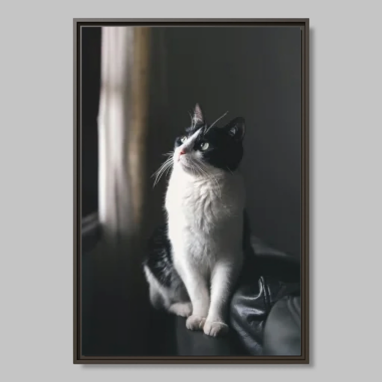 Espresso Closeup Framed 24x36 Vertical Canvas (2.3) Mockup For TIB