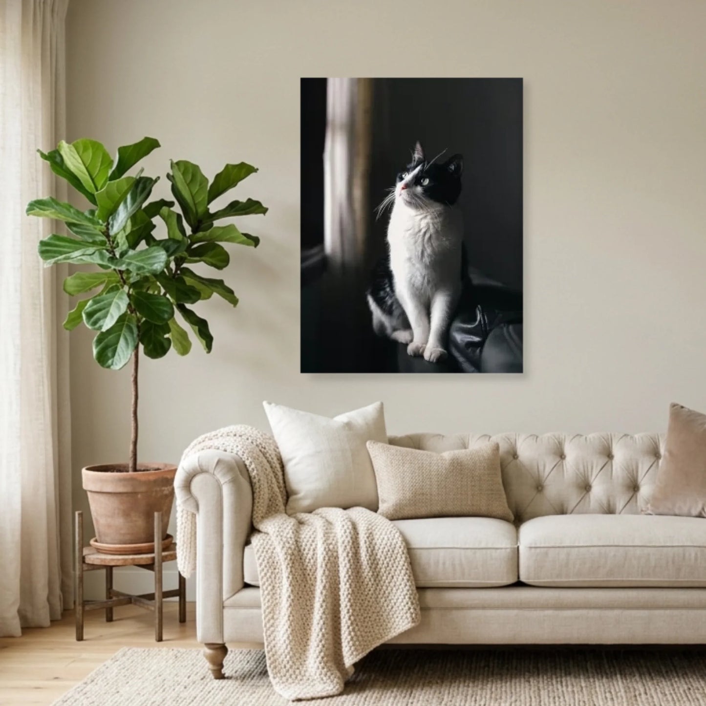 Unframed  30x40 (3.4) Vertical Rectangular Canvas