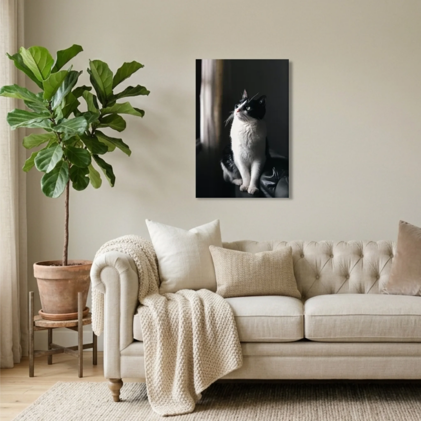 Unframed 24x36 Vertical Canvas (2.3) Mockup For TIB