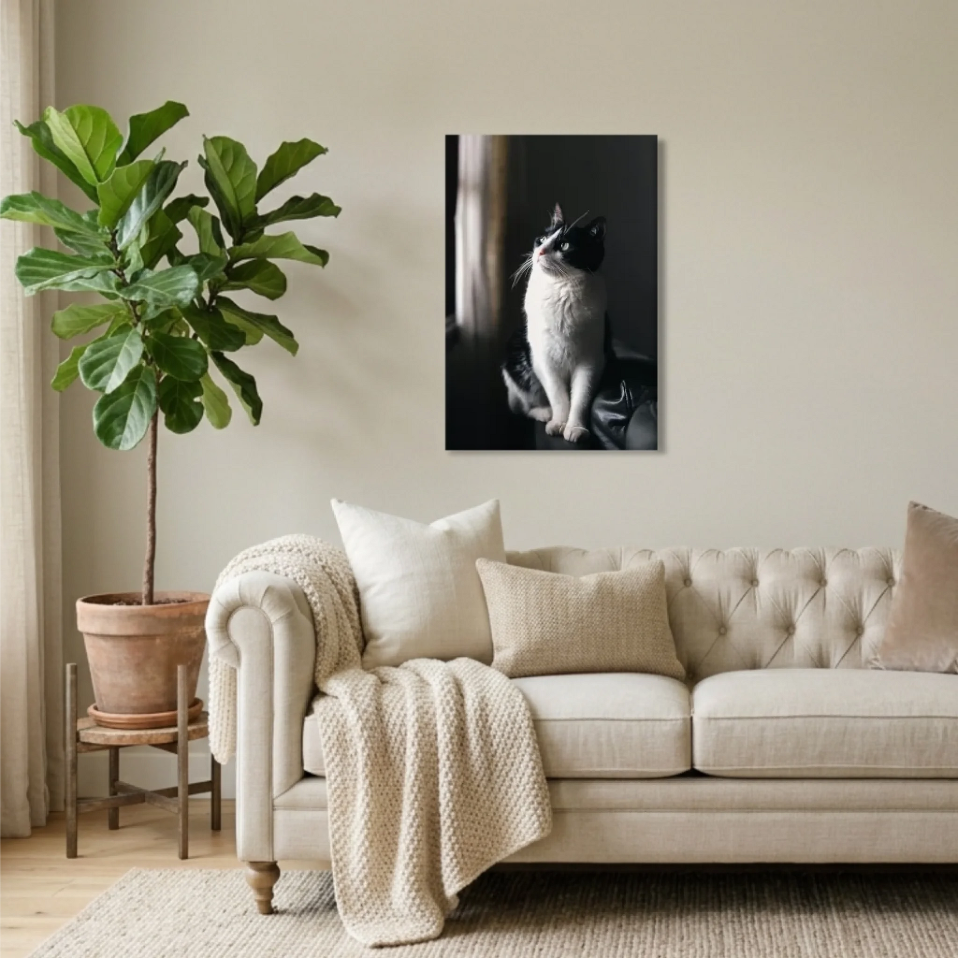 Unframed 24x36 Vertical Canvas (2.3) Mockup For TIB