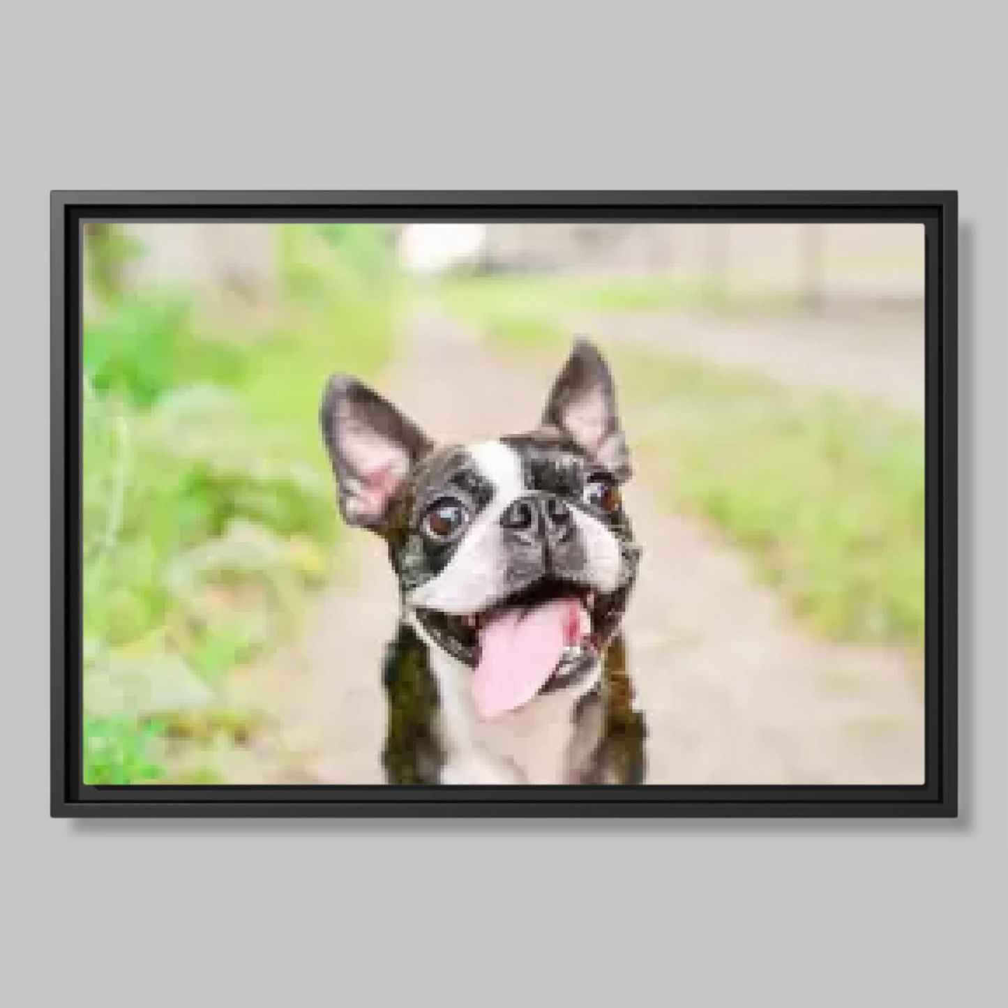 Black Closeup Framed 24x36 Vertical Canvas (2.3) Mockup For TIB