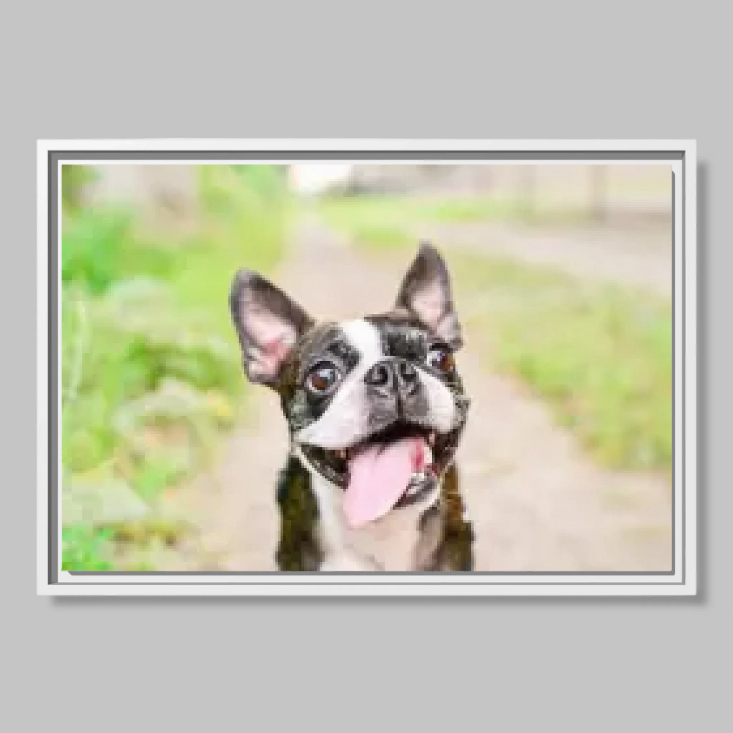 White Closeup Framed 24x36 Vertical Canvas (2.3) Mockup For TIB