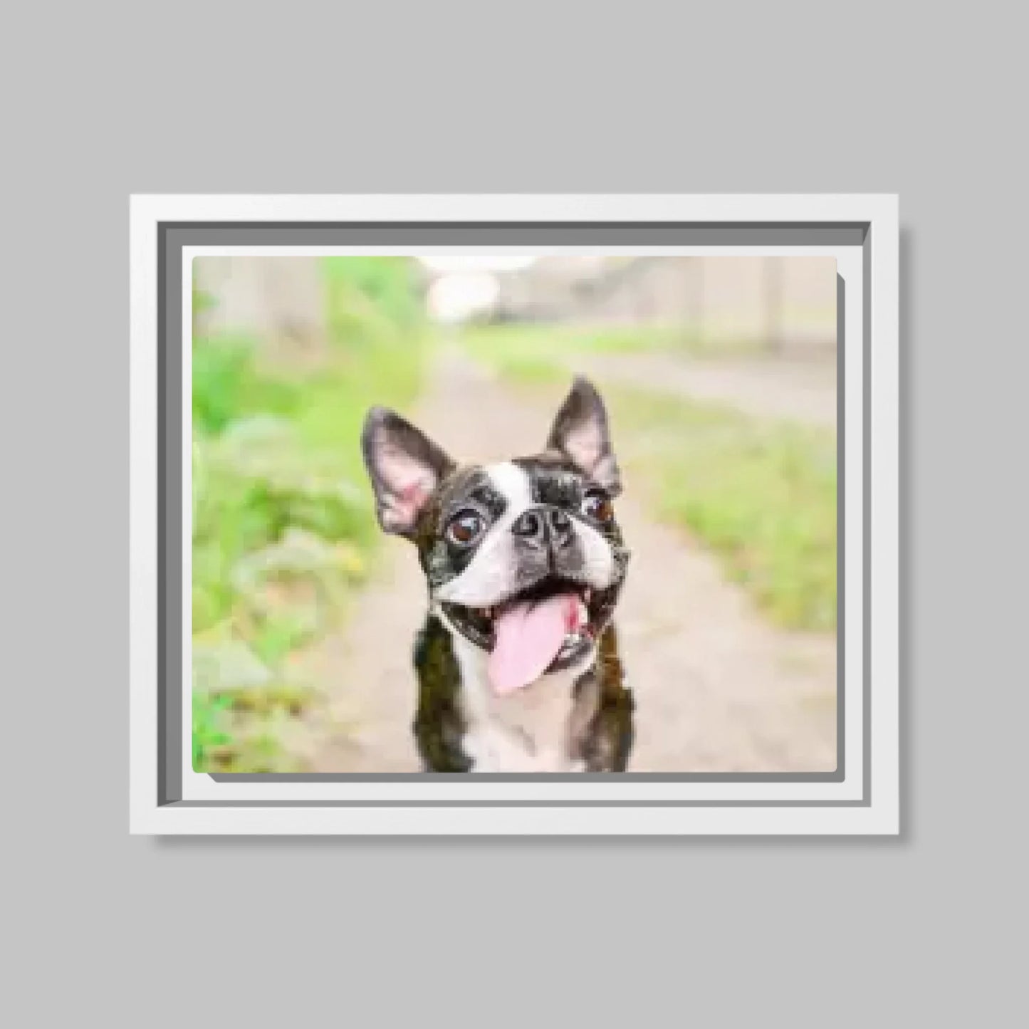 White Closeup 16x20 Vertical Canvas (4.5) Mockup For TIB