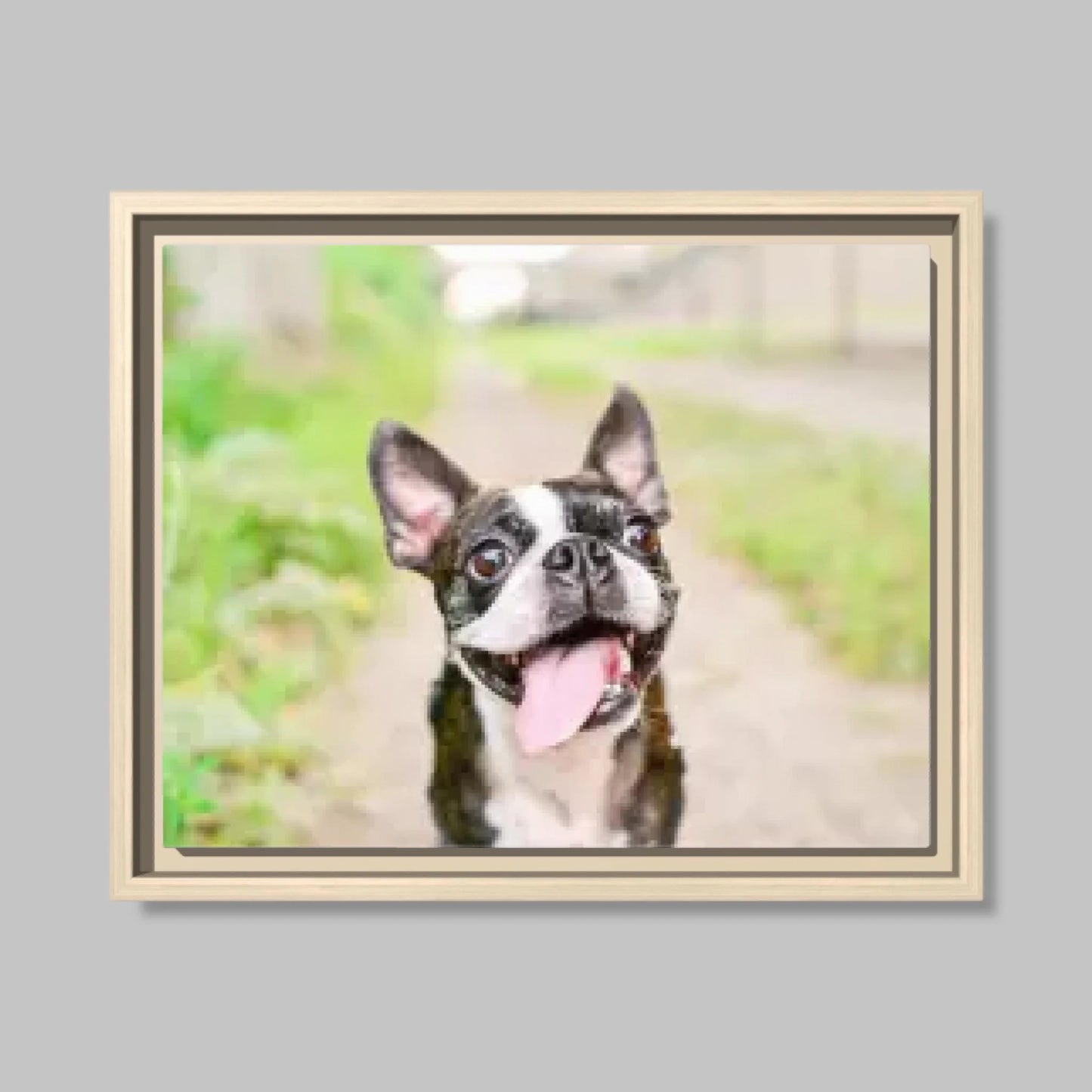 Natural Framed Closeup 14.11 (14.11) Horizontal Canvas Mockup