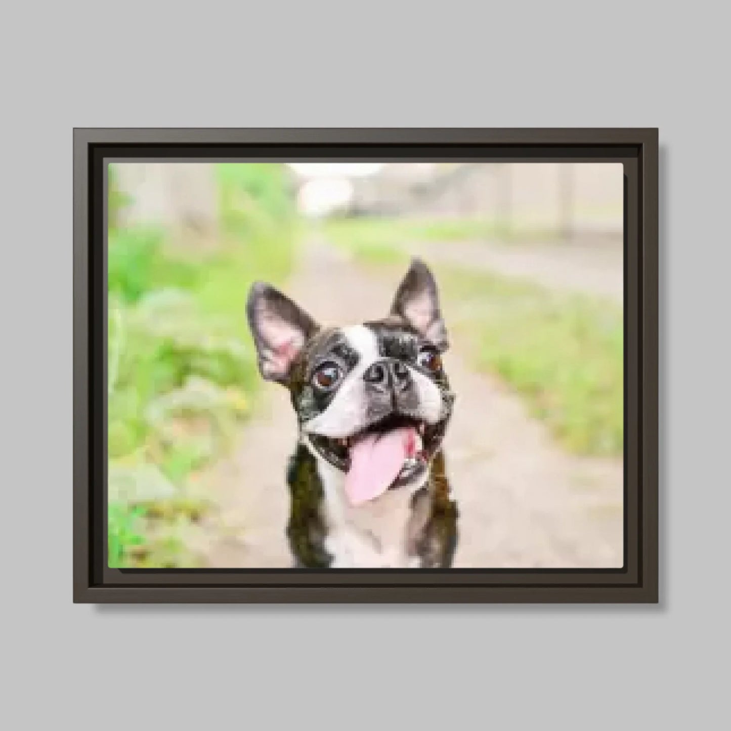 Espresso Framed Closeup 14.11 (14.11) Horizontal Canvas Mockup