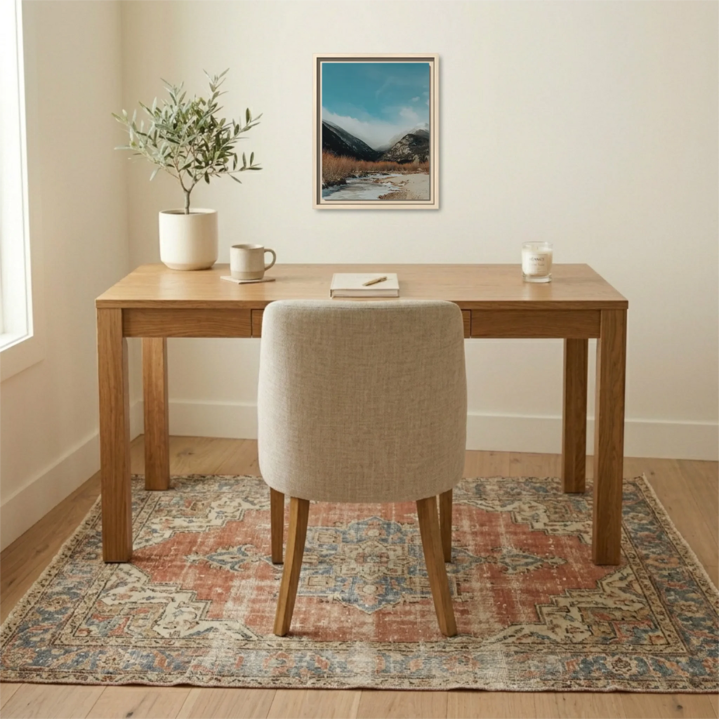 Natural 11.14 Rectangular Vertical Canvas