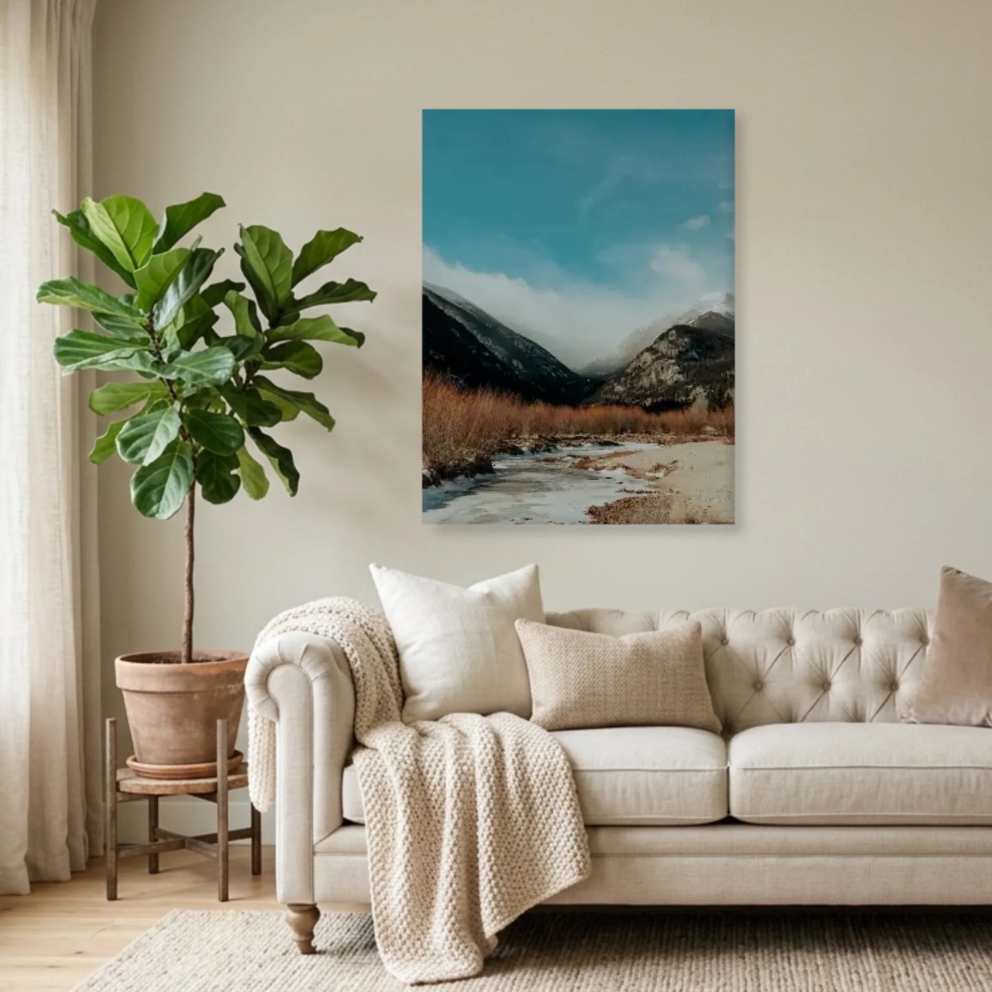 Unframed  30x40 (3.4) Vertical Rectangular Canvas