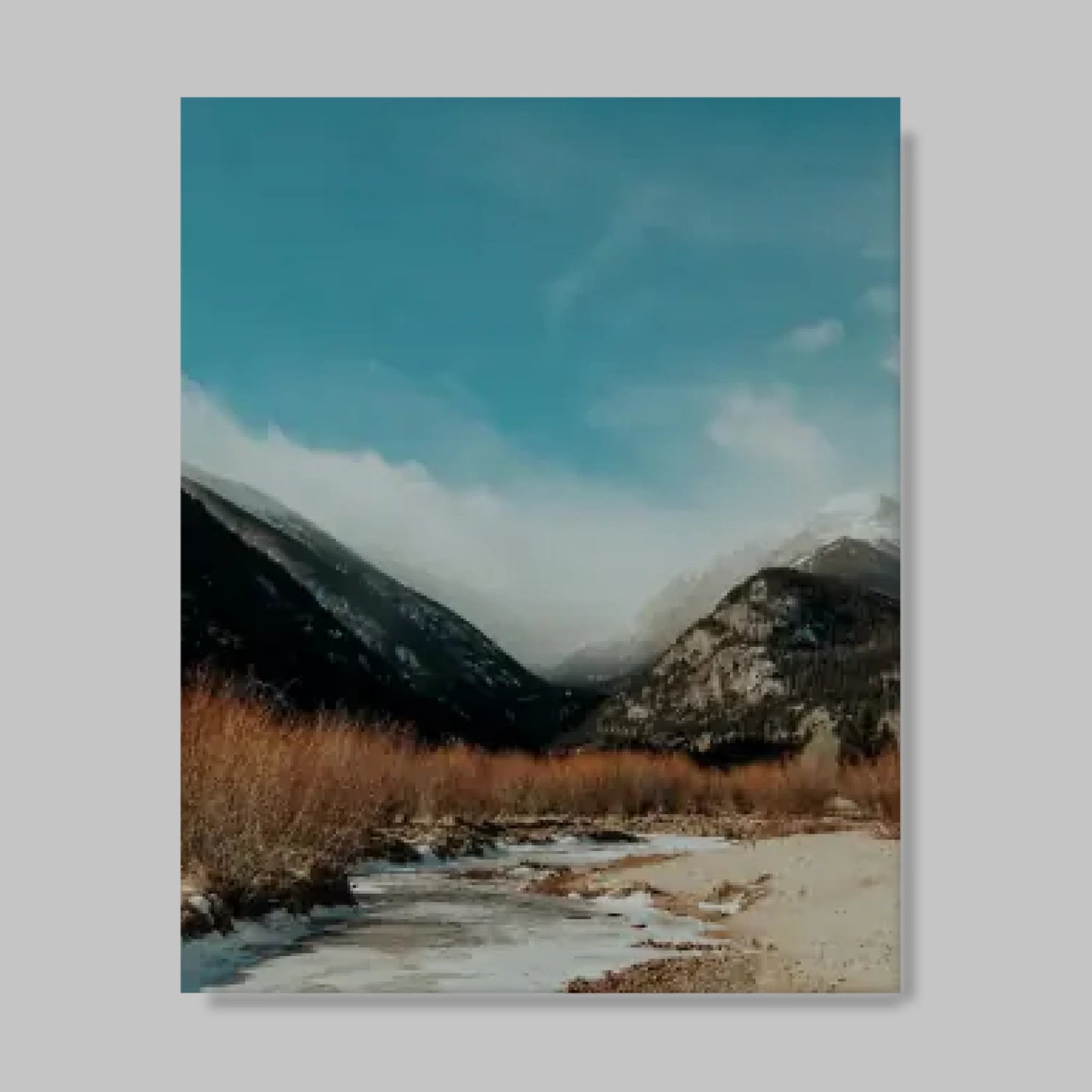 Unframed Closeup 11x14 (11.14) Vertical Canvas Mockup