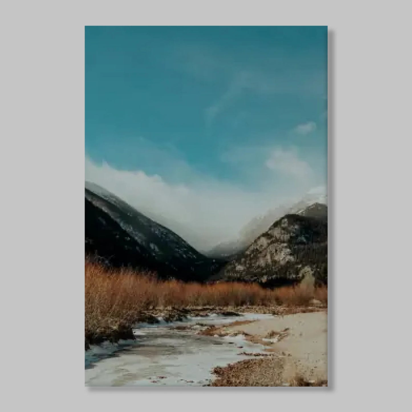 Unframed Closeup 24x36 Vertical Canvas (2.3) Mockup For TIB