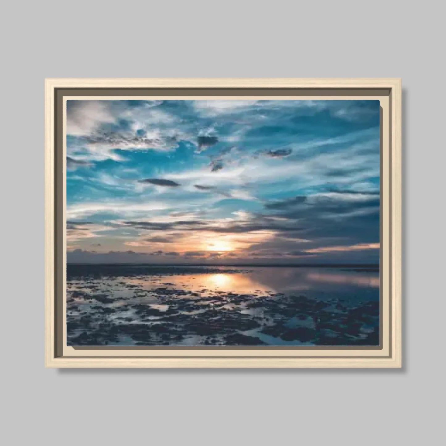 Natural Framed Closeup 14.11 (14.11) Horizontal Canvas Mockup