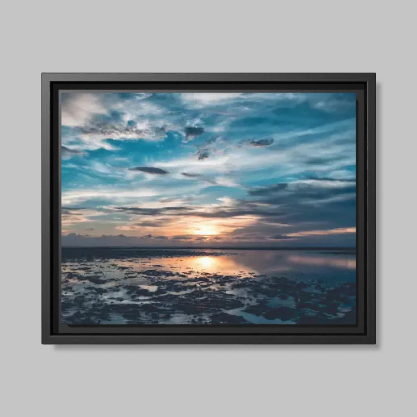 Black Framed Closeup 14.11 (14.11) Horizontal Canvas Mockup